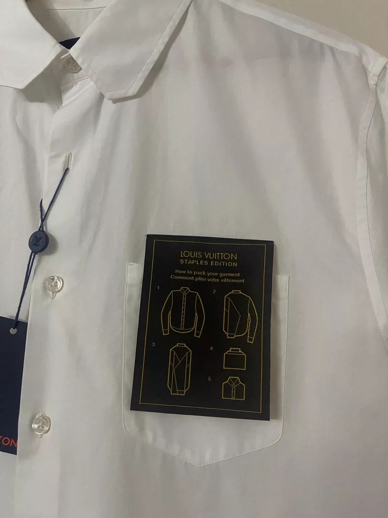 Louis Vuitton Louis Vuitton Instruction Shirt Size US M / EU 48-50 / 2 - 2 Thumbnail