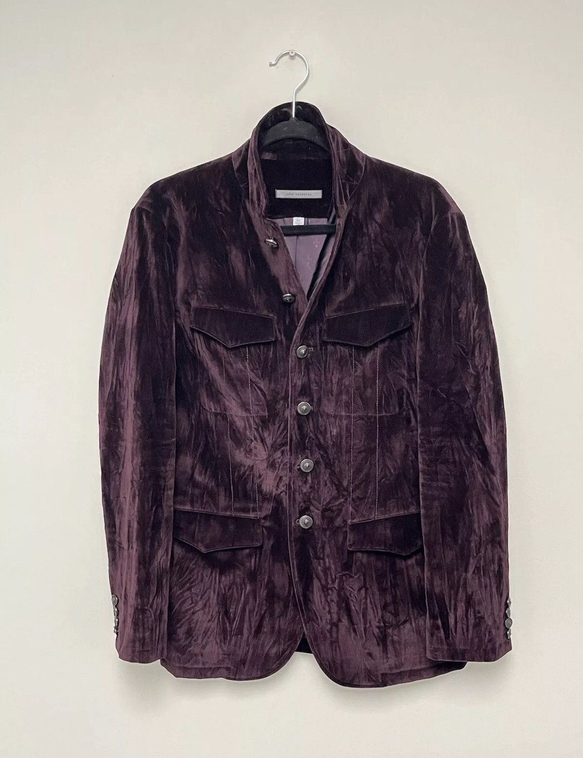 John Varvatos Crushed velvet jacket. 52 Size US L / EU 52-54 / 3 - 8 Thumbnail