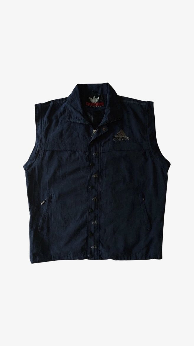 Adidas Vintage 90s Men's Adidas Equipment Navy Tactical Vest Size US L / EU 52-54 / 3 - 1 Thumbnail