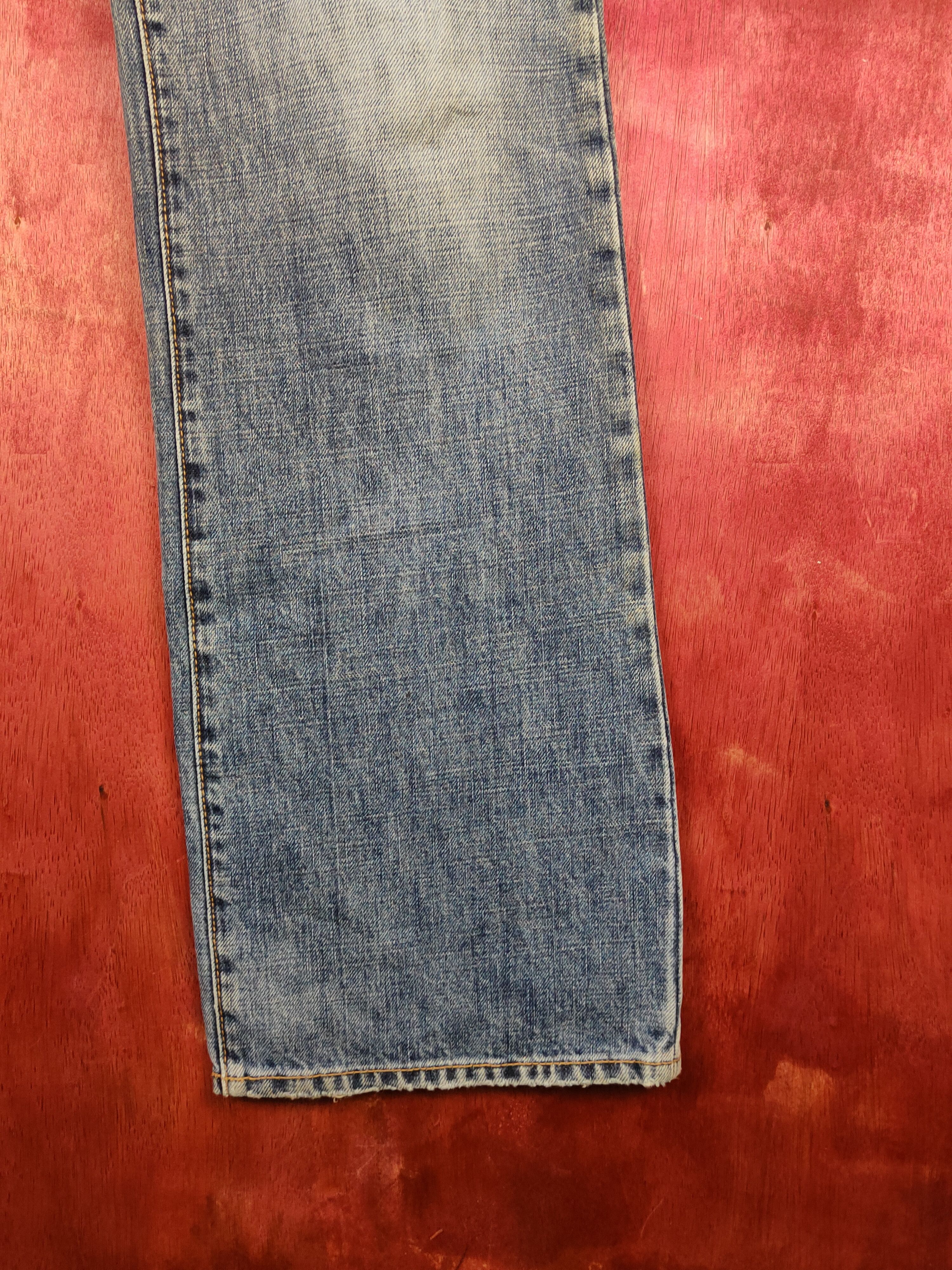 Gap Gap Blue Distressed Ripped Boot Cut Denim Jeans #S2283 Size US 33 - 6 Thumbnail