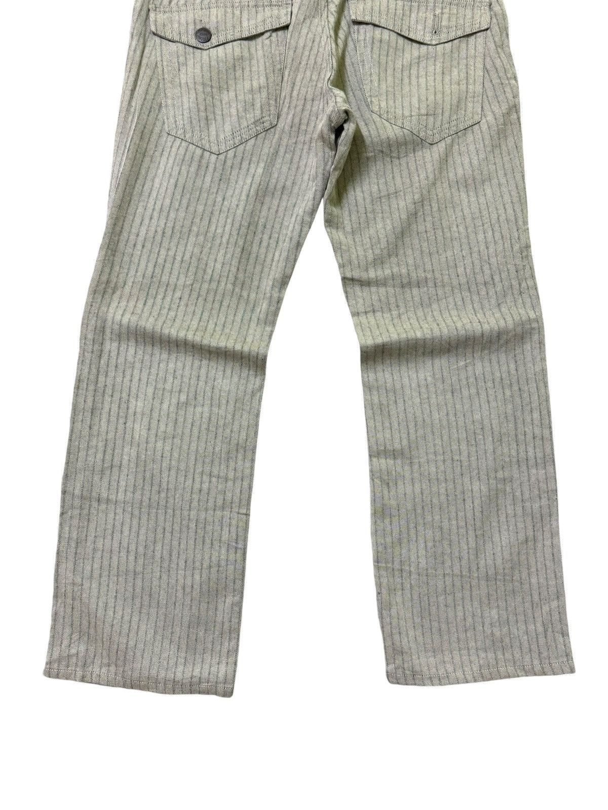 Japanese Brand × Matsuda × Vintage Vintage MONSIEUR NICOLE Hickory Pinstriped Pant Size US 32 / EU 48 - 11 Thumbnail