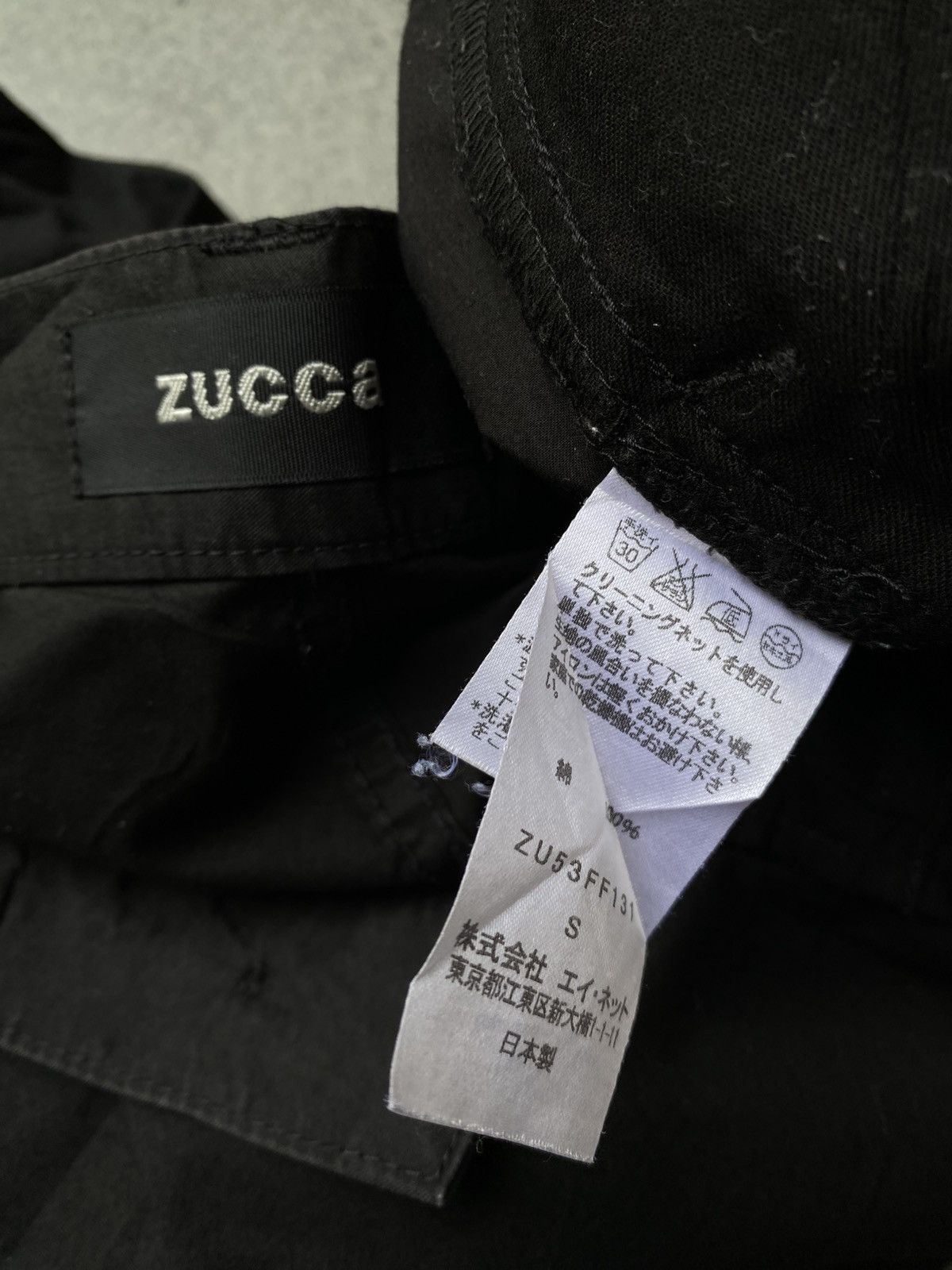 Issey Miyake ZUCCa Black Button Fly Pants / Issey Miyake Group Size US 29 - 8 Thumbnail