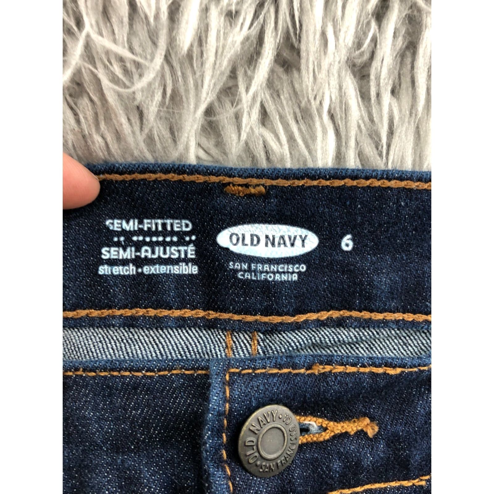 Old Navy Old Navy Boyfriend Shorts Womens Size 6 Mid Rise Dark Wash Blue Size 28" / US 6 / IT 42 - 5 Thumbnail