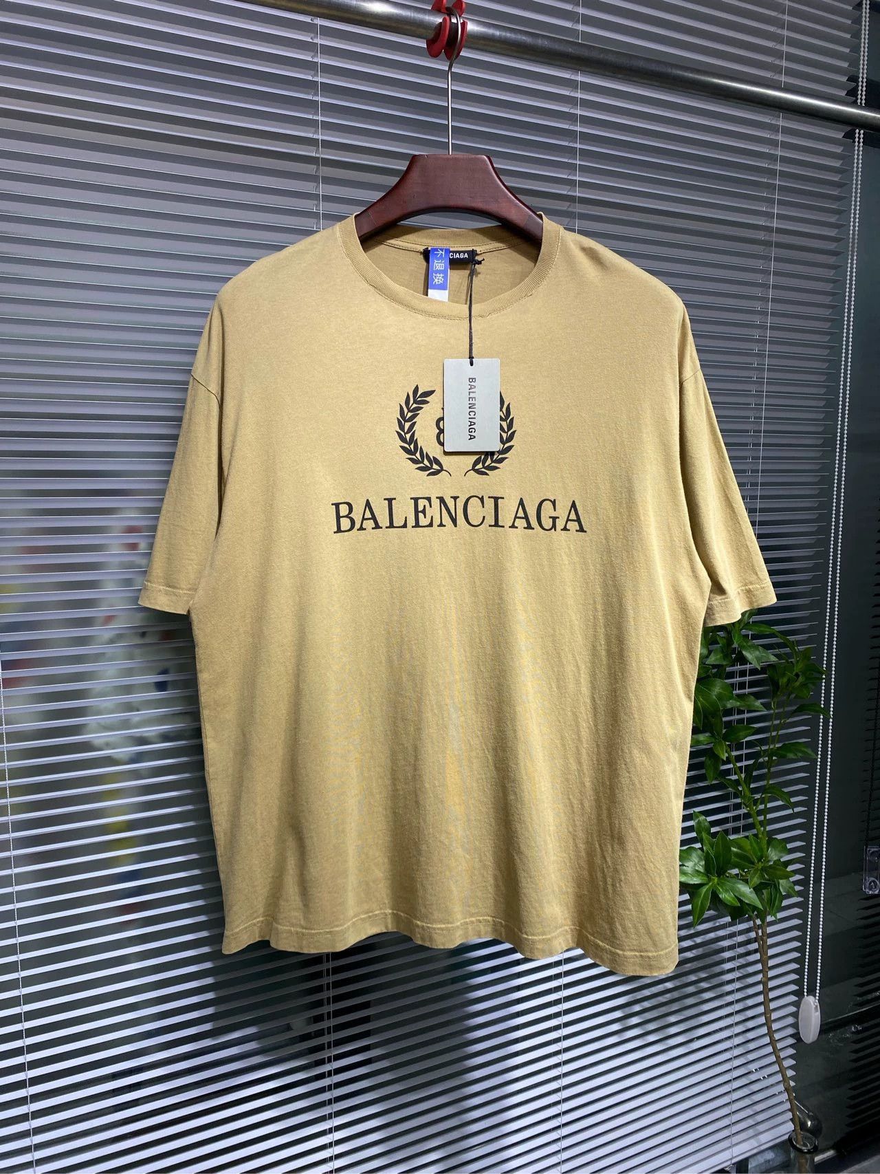 Balenciaga Balenciaga BB pattern wheat ear print short sleeved shirt Size US S / EU 44-46 / 1 - 1 Thumbnail