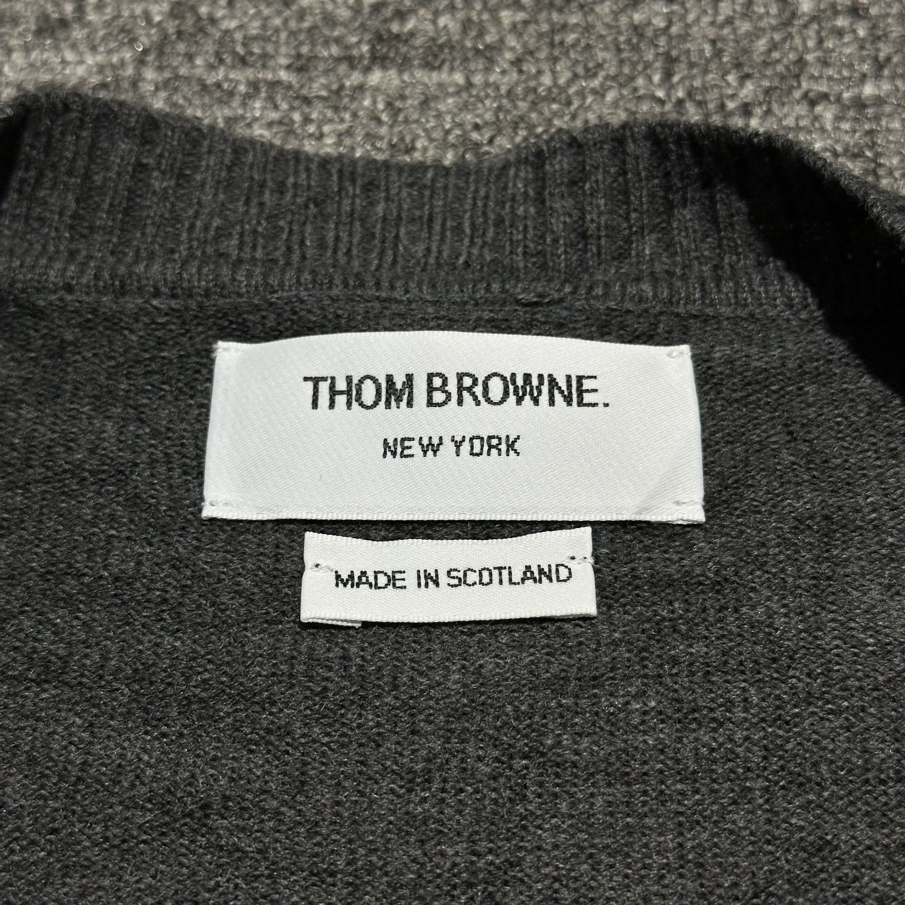 Thom Browne Thom Browne Knitwear Crewneck Size US XL / EU 56 / 4 - 3 Thumbnail