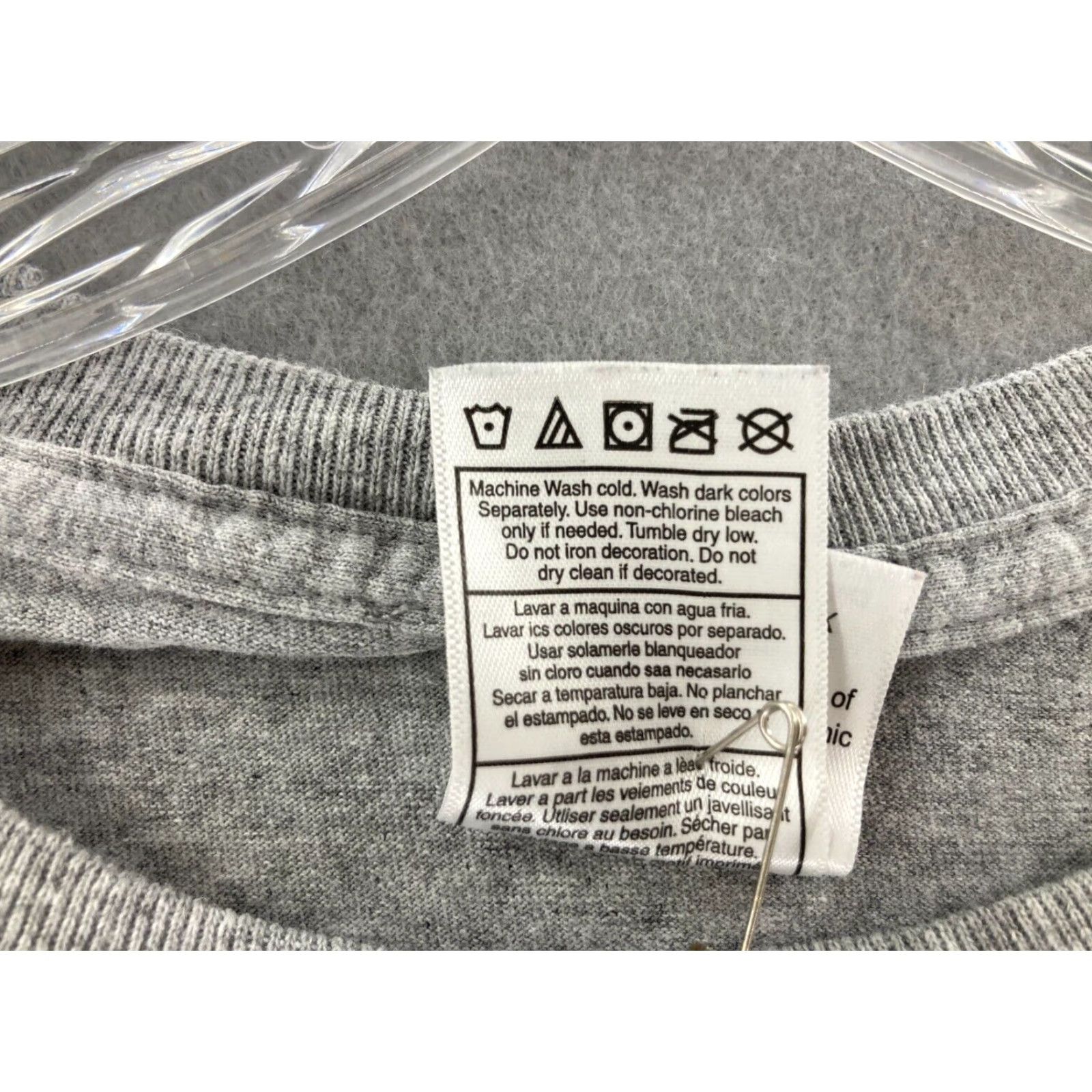 Sea New York I Love NY T Shirt Mens Large Official Gray NYC New York Size US XL / EU 56 / 4 - 4 Thumbnail
