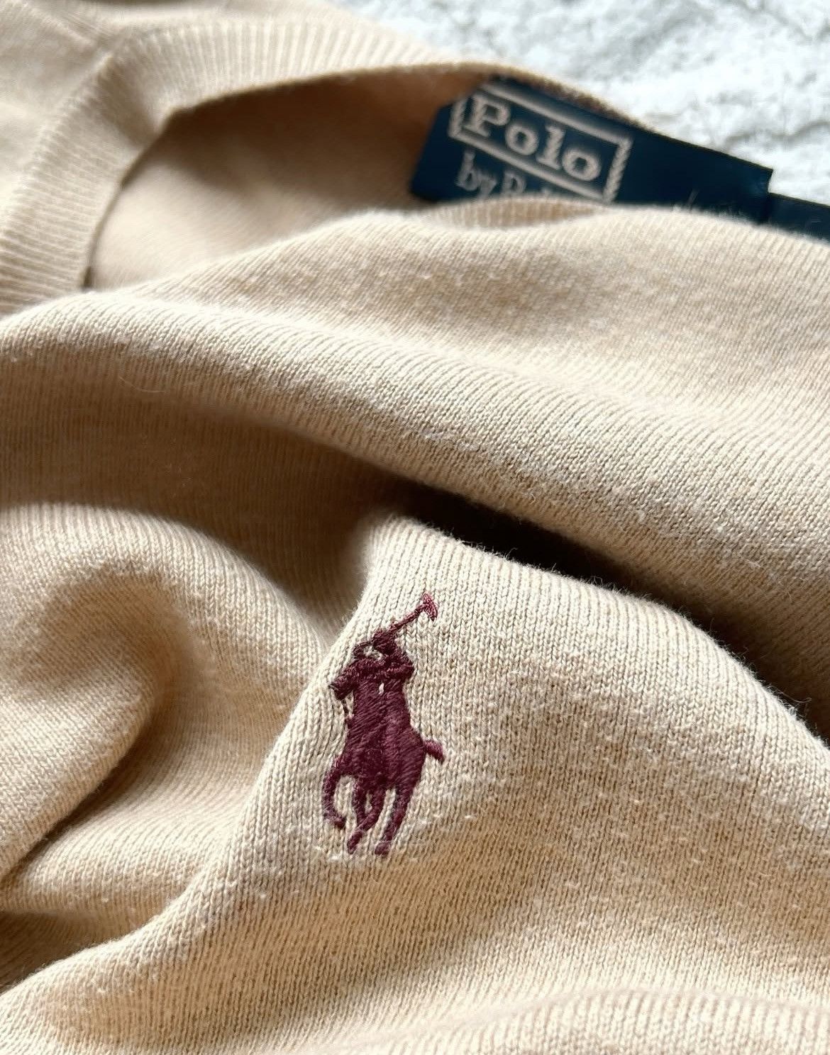 Polo Ralph Lauren Vintage sweatshirt sweater V PRL Polo Ralph Lauren Size US L / EU 52-54 / 3 - 3 Thumbnail