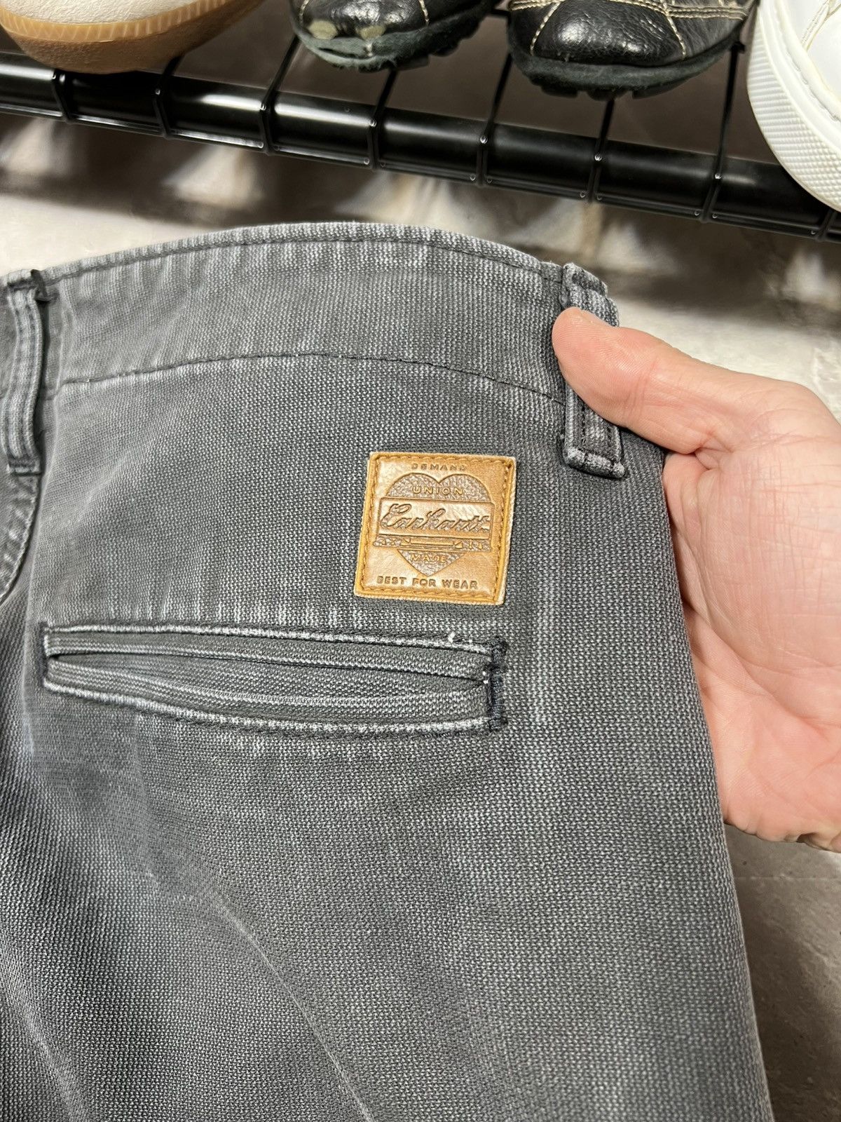 Carhartt × Vintage Vintage Carhartt Distressed Y2k Loyalty Pants Heavy Coton Size US 33 - 4 Thumbnail
