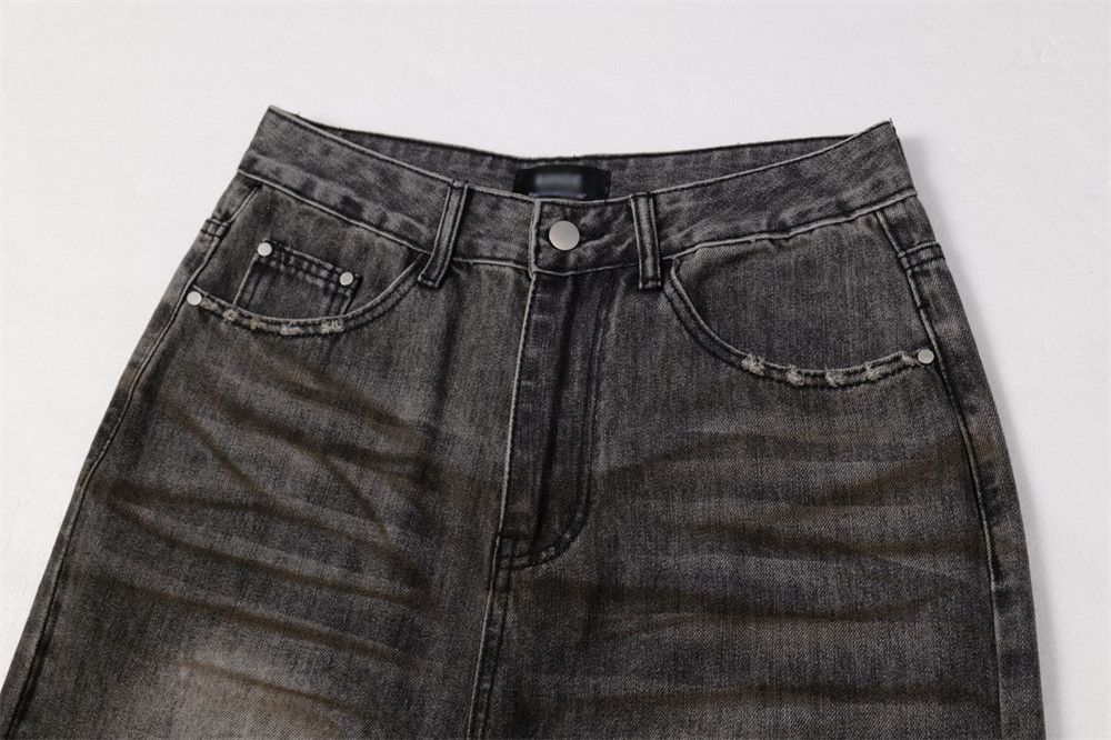 Japanese Brand Men's washed distressed heavy duty flared jeans Size US 32 / EU 48 - 4 Thumbnail