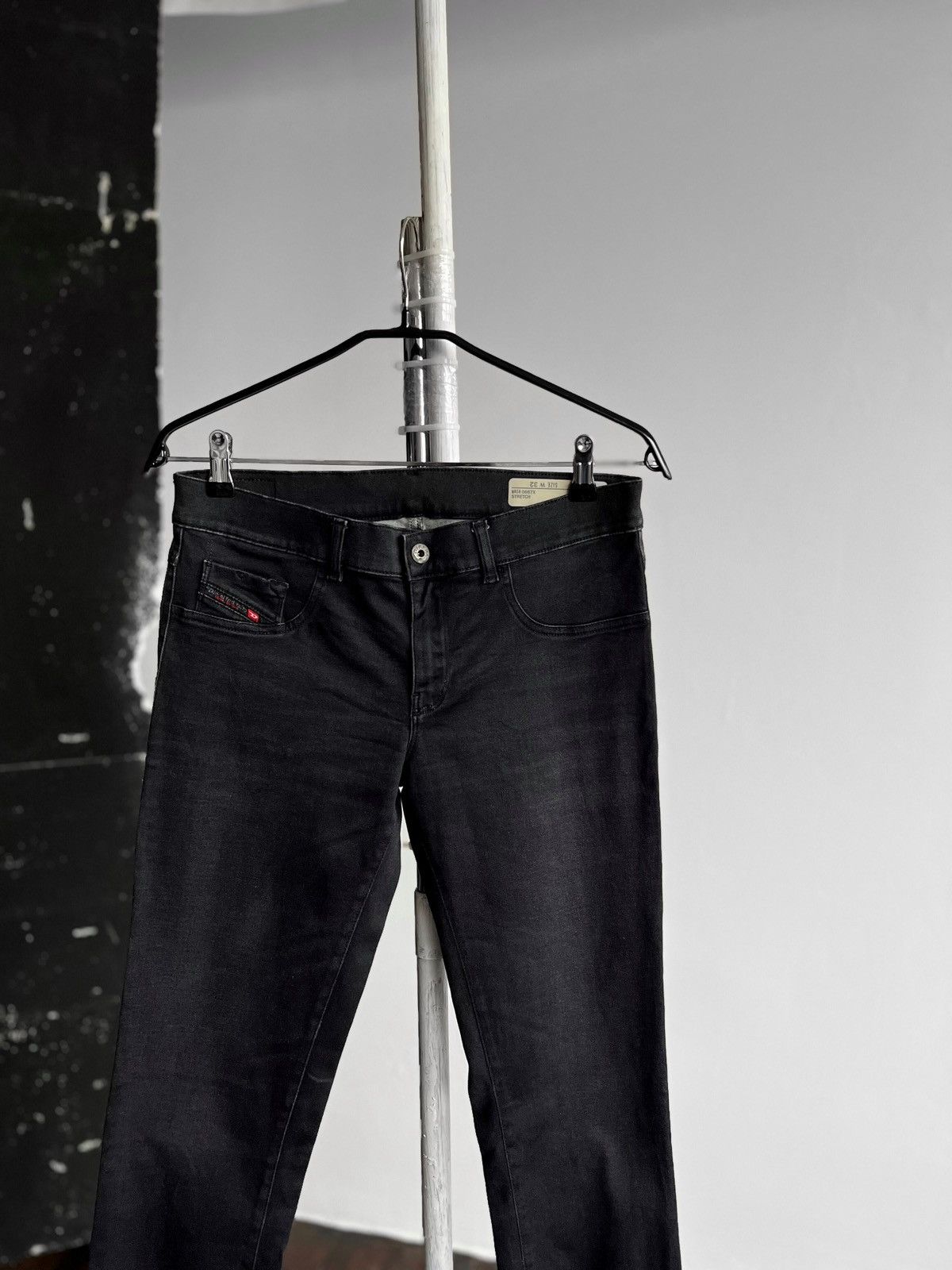 Designer × Diesel Diesel Livier Womens Black Super Slim-Jegging Stretch Jeans Size 30" / US 8 / IT 44 - 2 Thumbnail