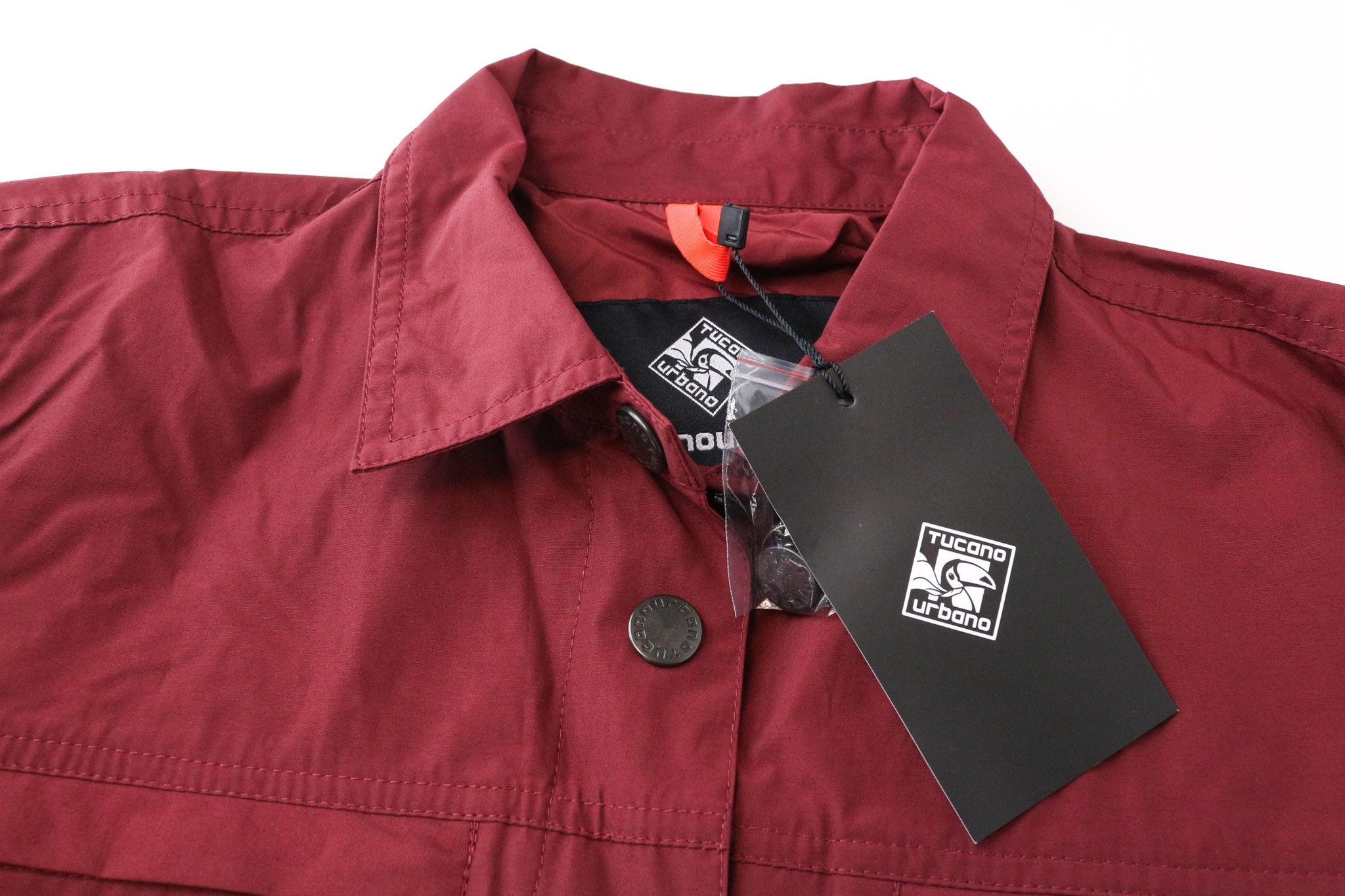 Other DEMETRA IT46 Red Cotton Blend Jacket 74750 Size 3XL / US 20-22 - 3 Thumbnail