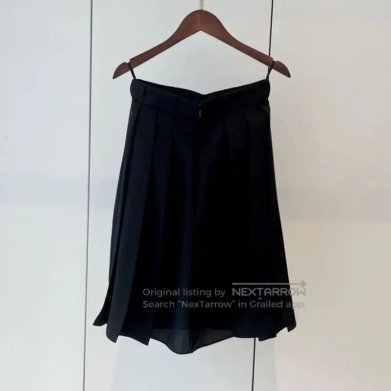Prada Prada Black Summer Midi Skirt for Women. Size 22" - 3 Thumbnail