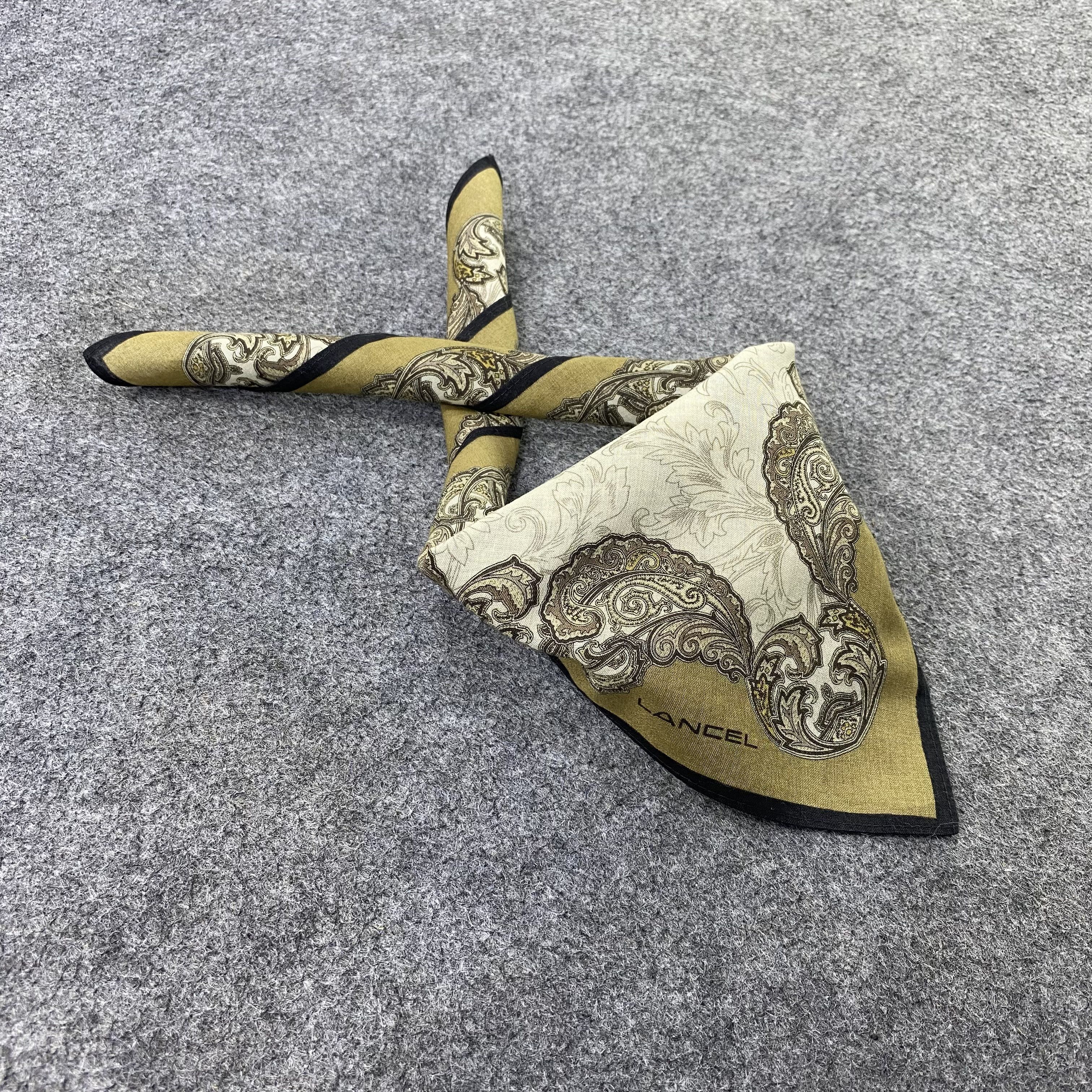 Lancel Lancel Paislee Handkerchief Neckerchief Bandana-B1898 Size ONE SIZE - 1 Thumbnail