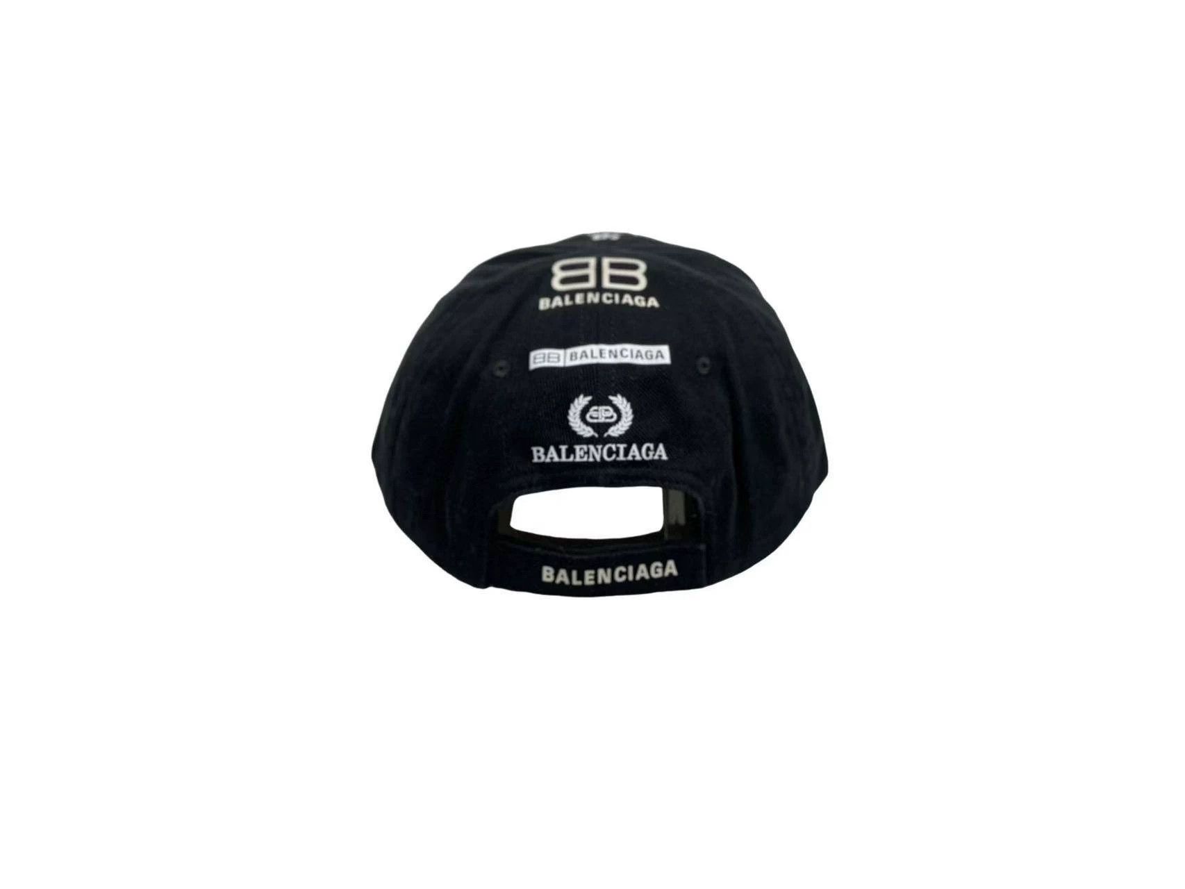 Balenciaga Balenciaga Screaming Logo Curved Brim Baseball Cap Size ONE SIZE - 4 Thumbnail
