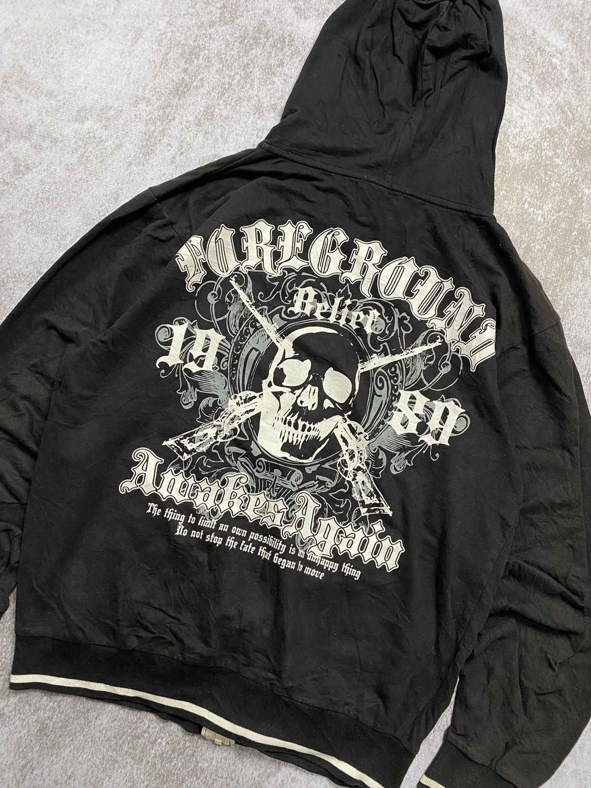 If Six Was Nine × Japanese Brand × Le Grande Bleu (L.G.B.) 2000s japanese skull poem kmrii style Size US M / EU 48-50 / 2 - 3 Thumbnail