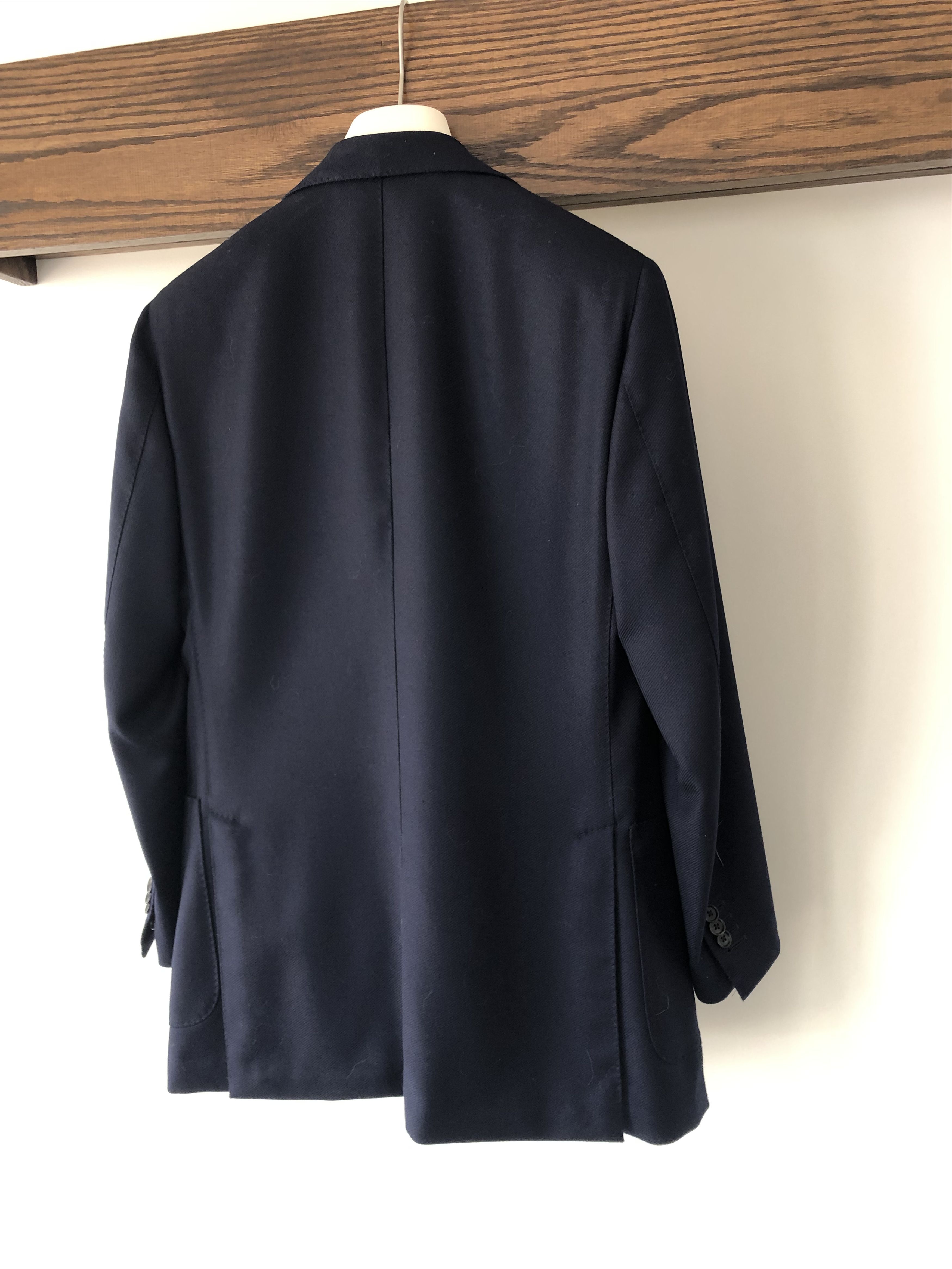 Caruso navy blue Blazer Size 38R - 3 Thumbnail