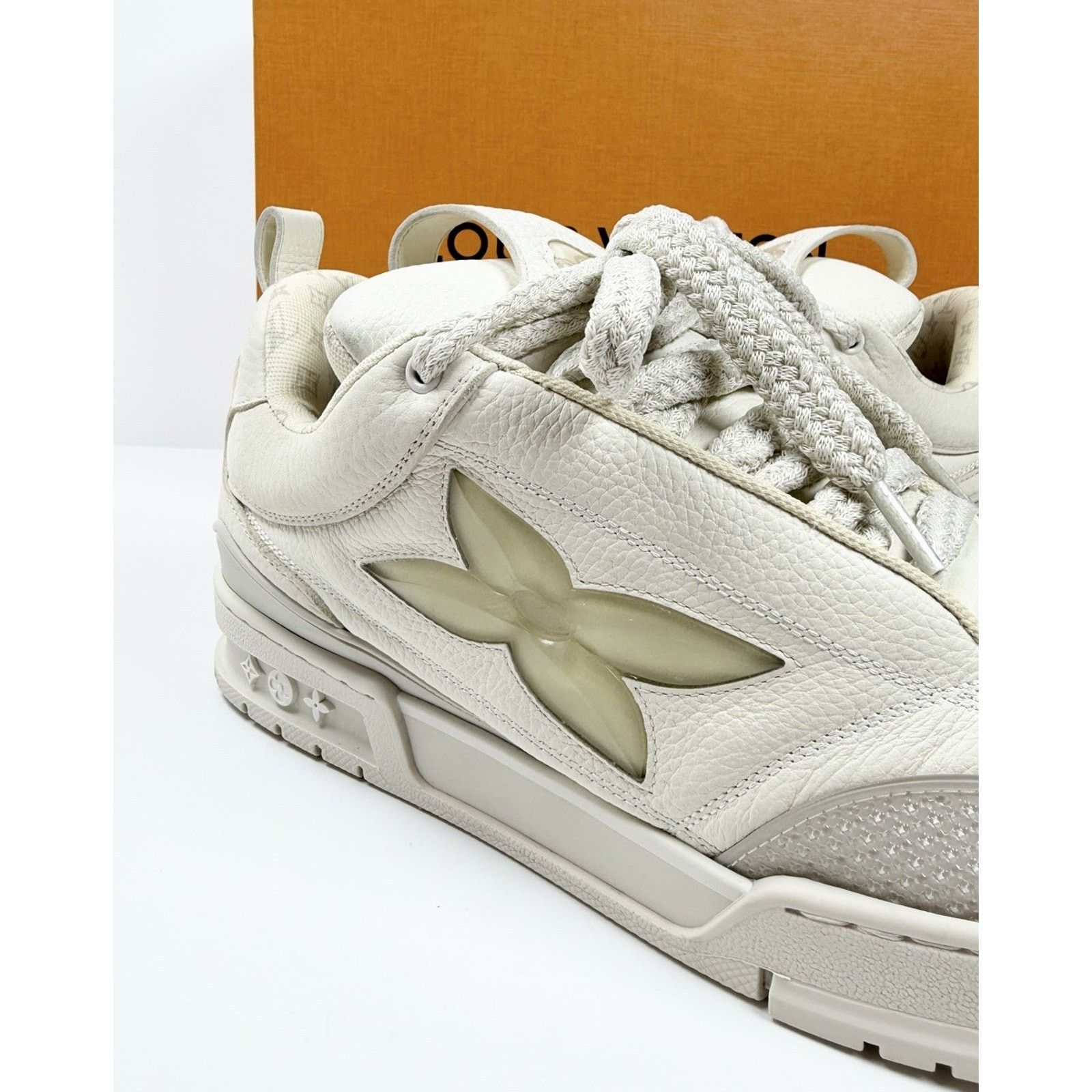 Louis Vuitton Size 10LV/11US - Louis Vuitton Skate White Trainers Size US 11 / EU 44 - 3 Thumbnail