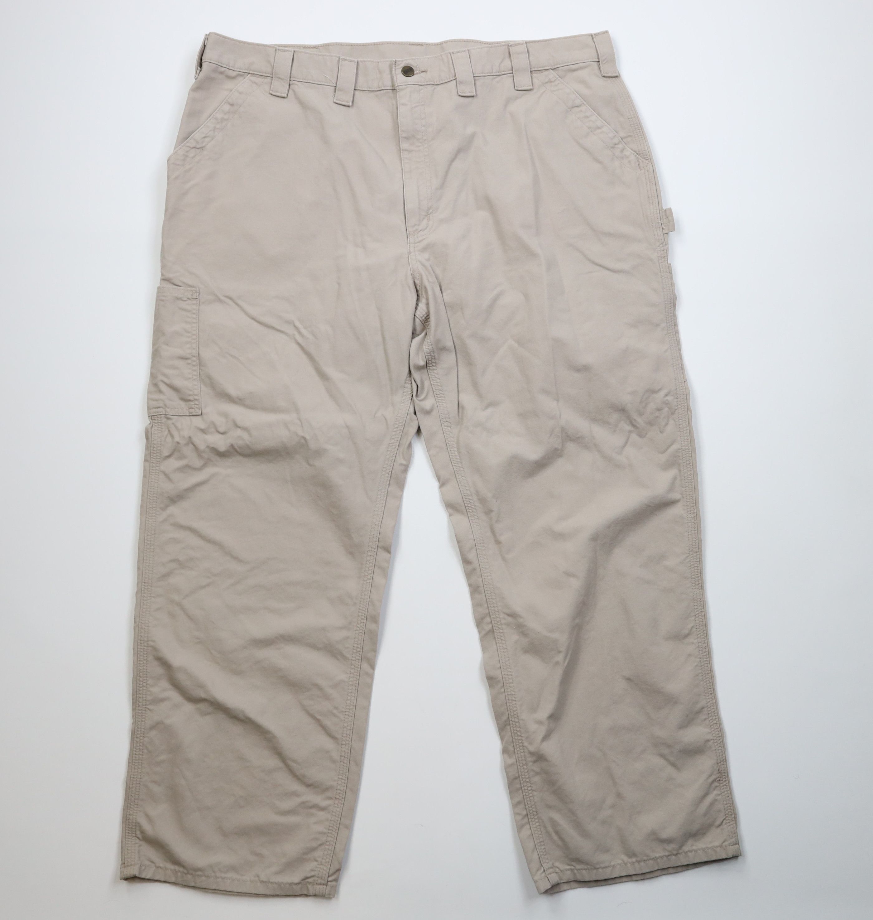 Carhartt Vintage Y2K Carhartt Wide Leg Dungaree Pants Tan Khaki Size US 44 / EU 60 - 1 Thumbnail