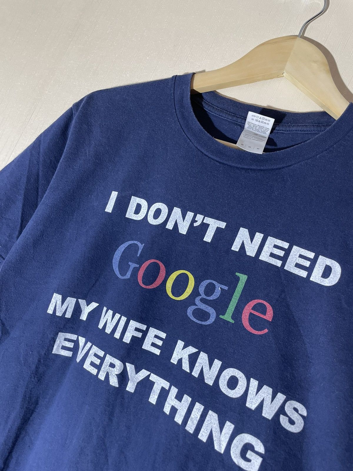 Vintage Google vintage Humor crazy T shirt Size US M / EU 48-50 / 2 - 4 Thumbnail