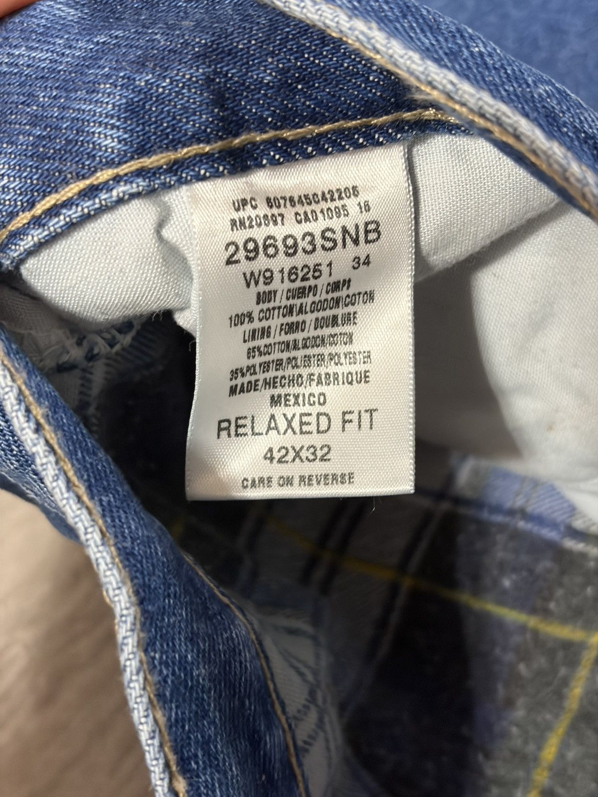 Carhartt DICKIES FLANNEL LINED WARM WORKWEAR DENIM Size US 42 / EU 58 - 6 Thumbnail
