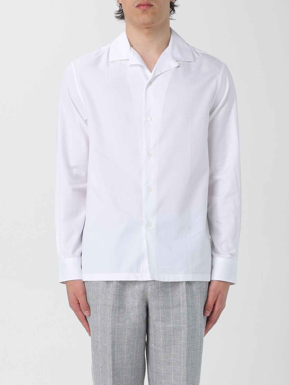 image of Brunello Cucinelli Shirt Men White (Size Large)