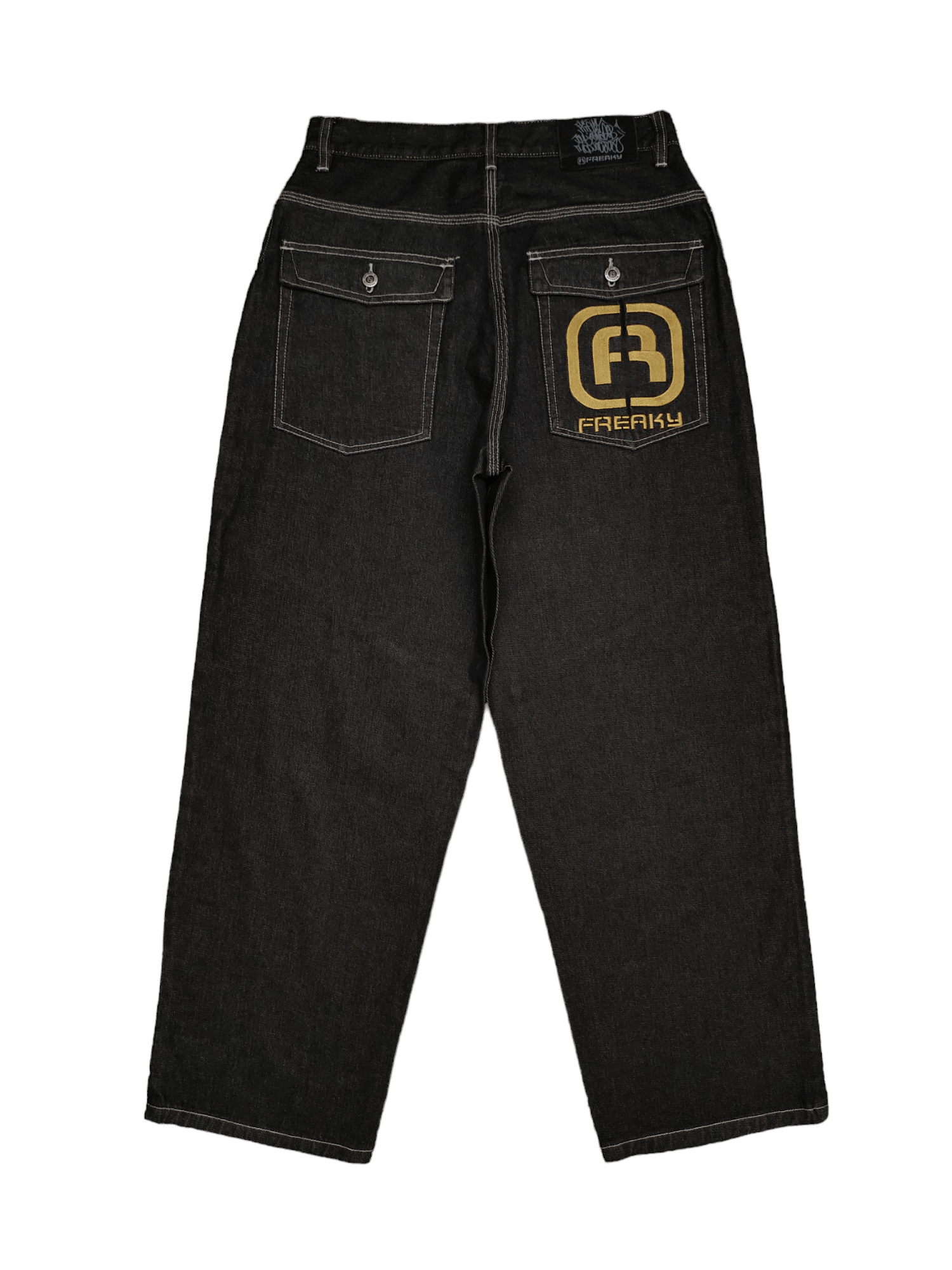 image of Baggy Jeans Freaky Massive 808 Denim Wide Y2K Jnco, Men's (Size 32)