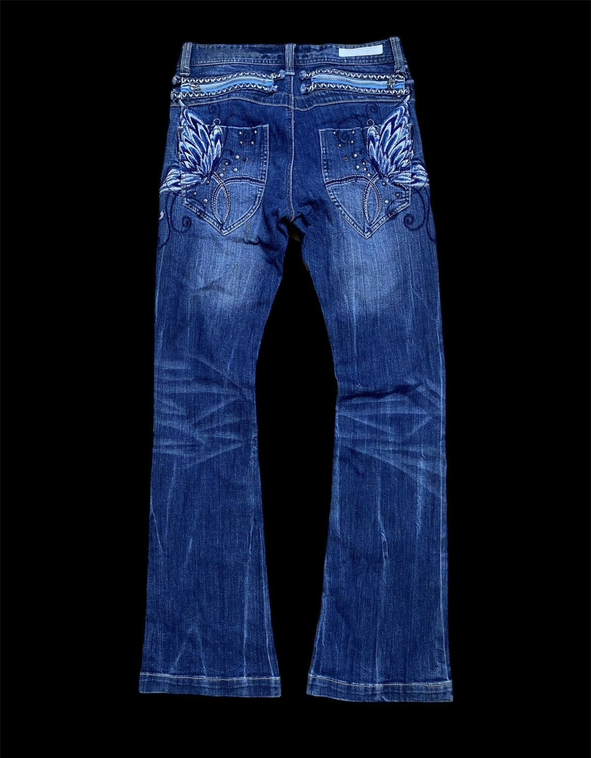 If Six Was Nine × Japanese Brand × Le Grande Bleu (L.G.B.) Japanese classical elf western flared denim LGB style Size US 30 / EU 46 - 2 Thumbnail