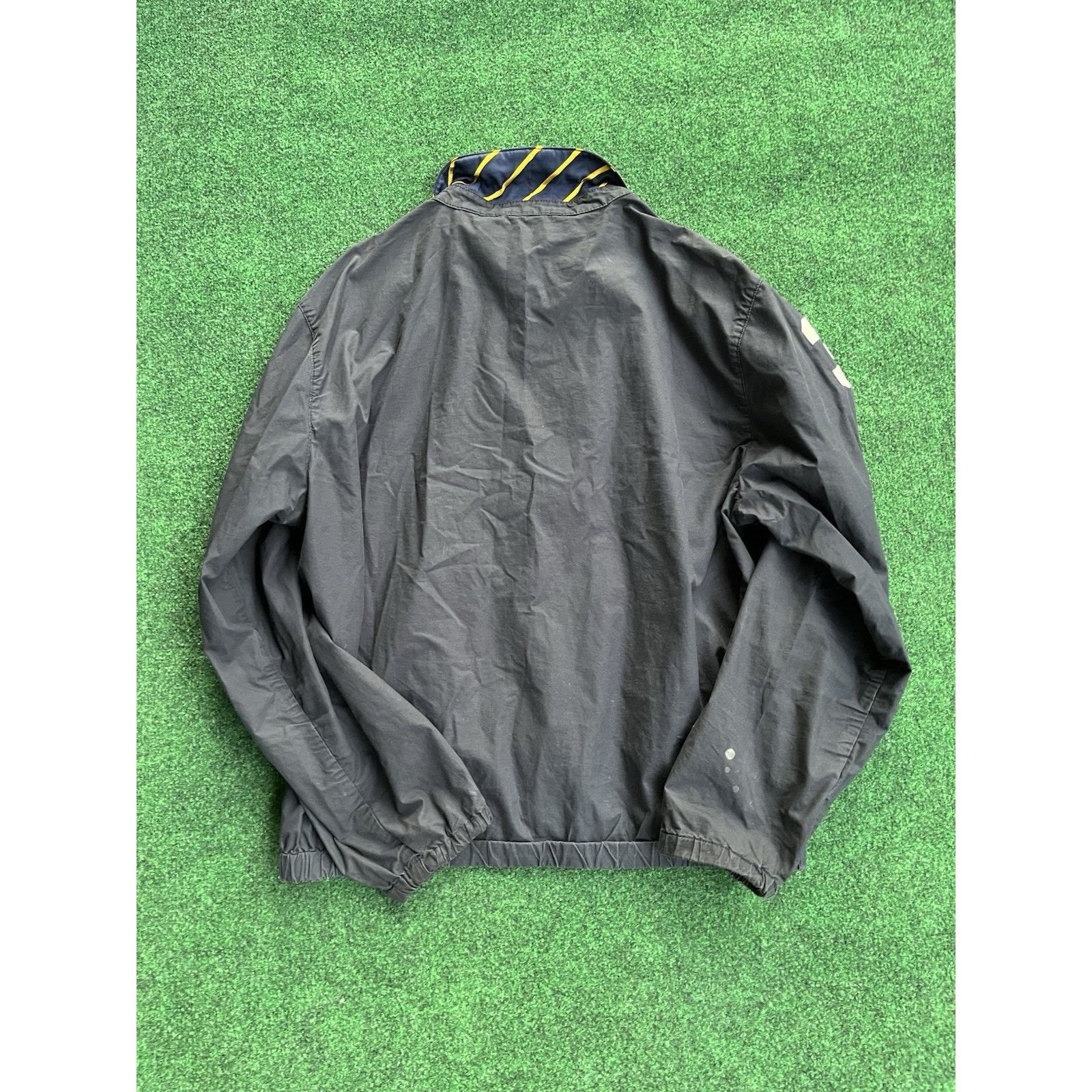 Polo Ralph Lauren VTG POLO Ralph Lauren Jacket Navy Logo Patch Distressed READ Size US L / EU 52-54 / 3 - 3 Thumbnail