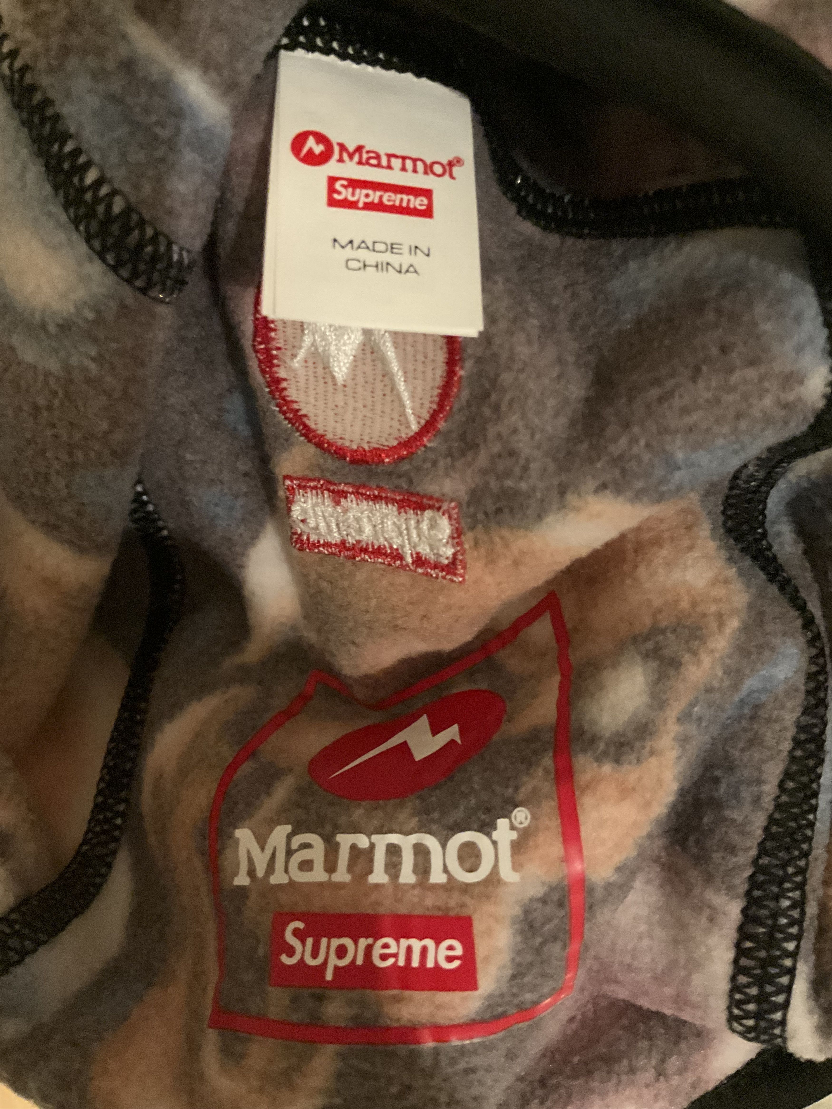 Supreme Supreme®/Marmot® Fleece Balaclava DSWT Size ONE SIZE - 5 Thumbnail