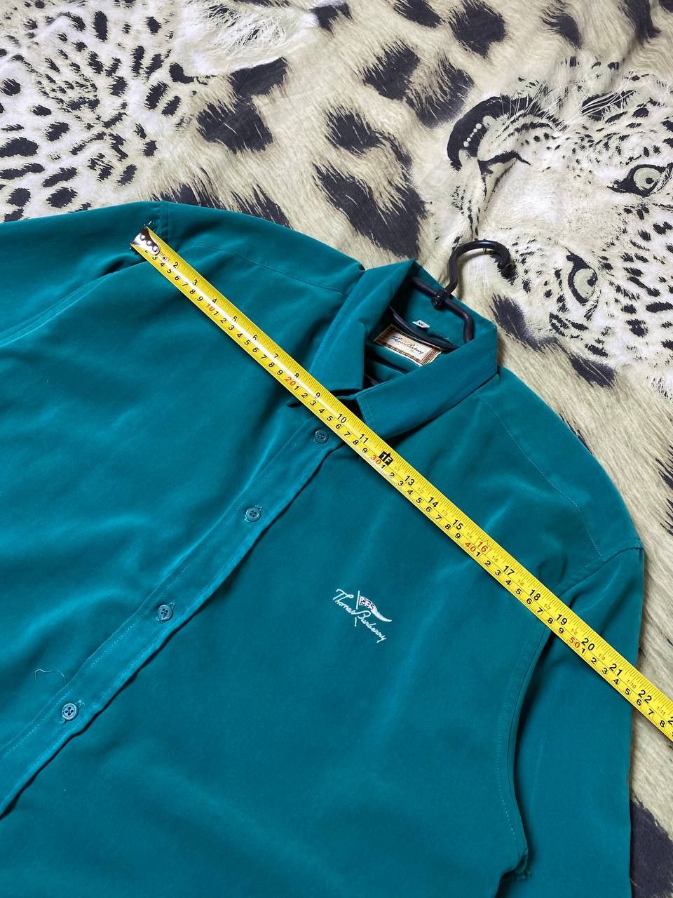 Burberry × Vintage Vintage Thomas Burberry Shirt Long Sleeve Size US XL / EU 56 / 4 - 9 Thumbnail