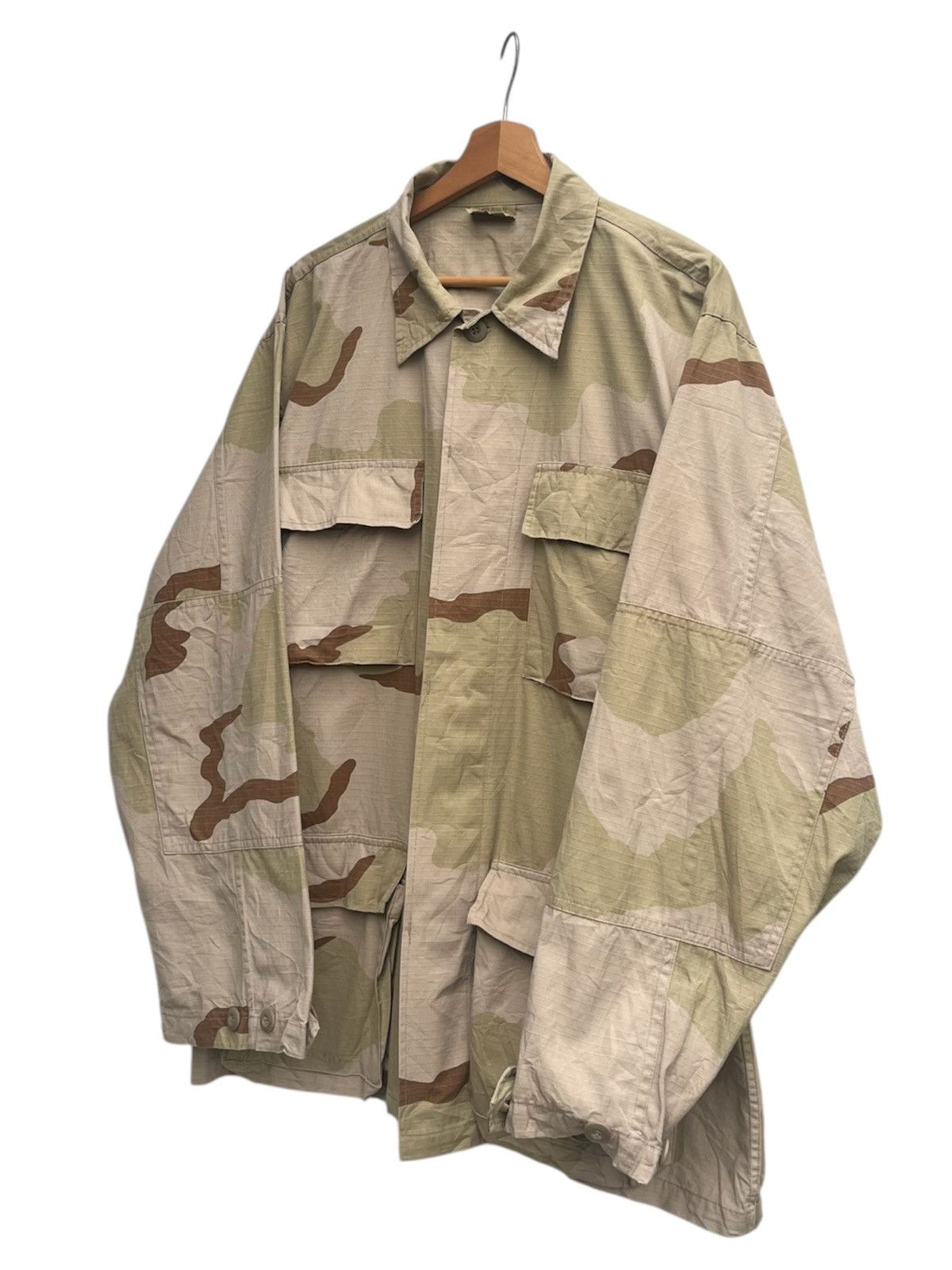 Vintage Desert Camouflage Nato Military Combat Jacket Size US L / EU 52-54 / 3 - 7 Thumbnail