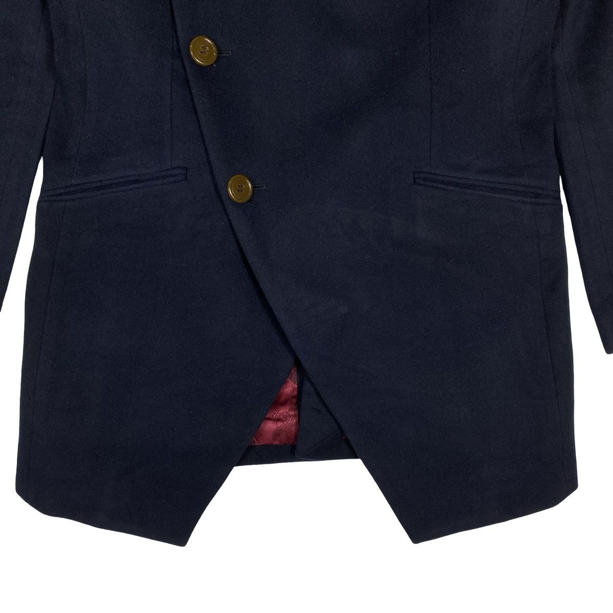 Vivienne Westwood Vivienne Westwood MAN Asymmetrical Navy Wool Coat Size US M / EU 48-50 / 2 - 7 Thumbnail