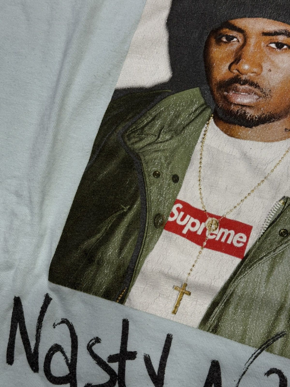 Supreme Supreme FW17 Nas Photo Tee Size US M / EU 48-50 / 2 - 7 Thumbnail