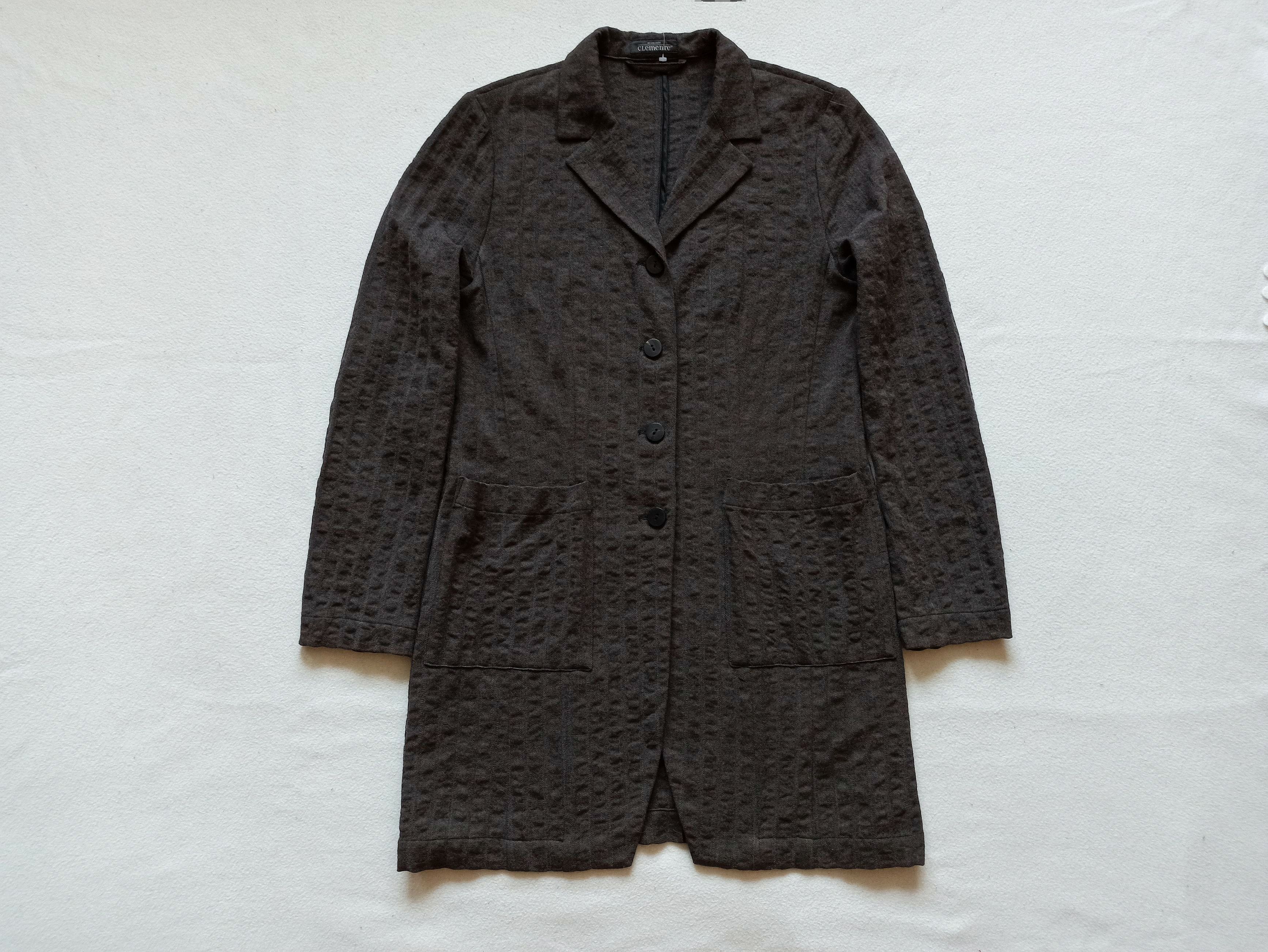 Other Elemente Clemente Textured Wool Lagenlook Jacket Size M / US 6-8 / IT 42-44 - 1 Thumbnail