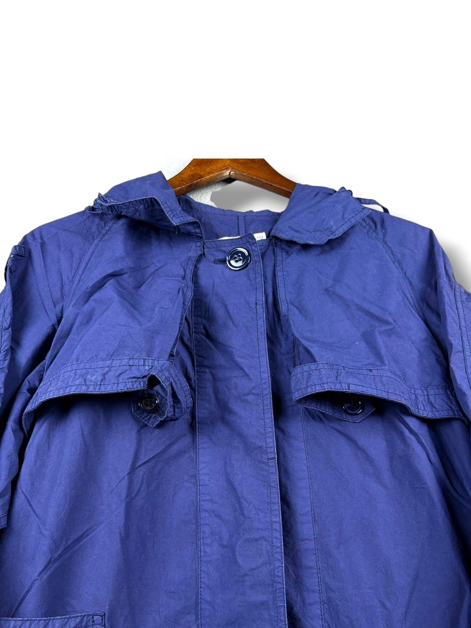Tsumori Chisato Vintage Tsumori Chisato Issey Miyake Blue Parka Jacket Size US L / EU 52-54 / 3 - 2 Thumbnail