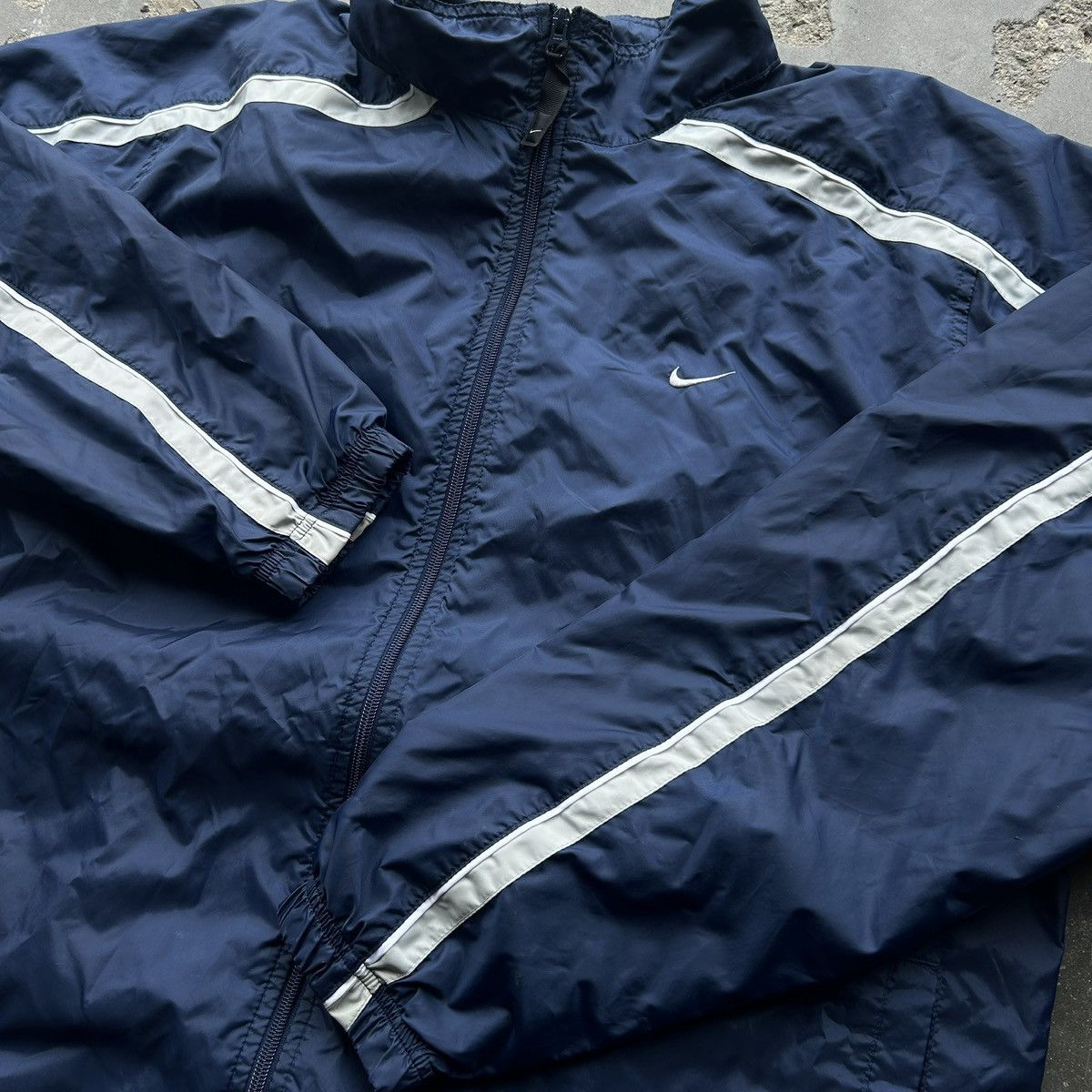 Nike × Vintage Nike Y2K Vintage Track Jacket Size US XL / EU 56 / 4 - 2 Thumbnail