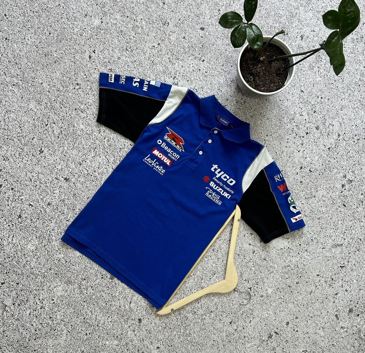 Vintage Suzuki Tyco Gas Racing Streetwear Polo T-Shirt Size US S / EU 44-46 / 1 - 1 Thumbnail