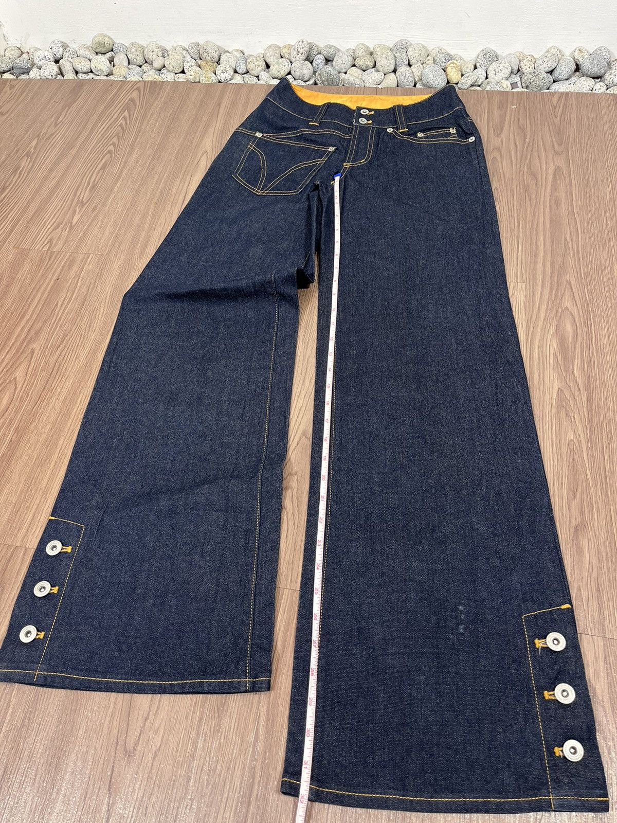 Japanese Brand Comme Ca Models Japan Assymetrical Pocket Jeans Size US 27 - 14 Thumbnail
