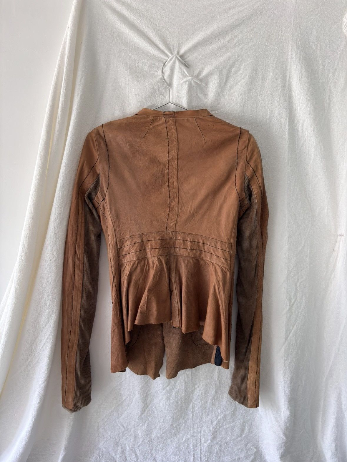 Rick Owens Rick Owens Dust leather Jacket 90s Size US XXS / EU 40 - 3 Thumbnail