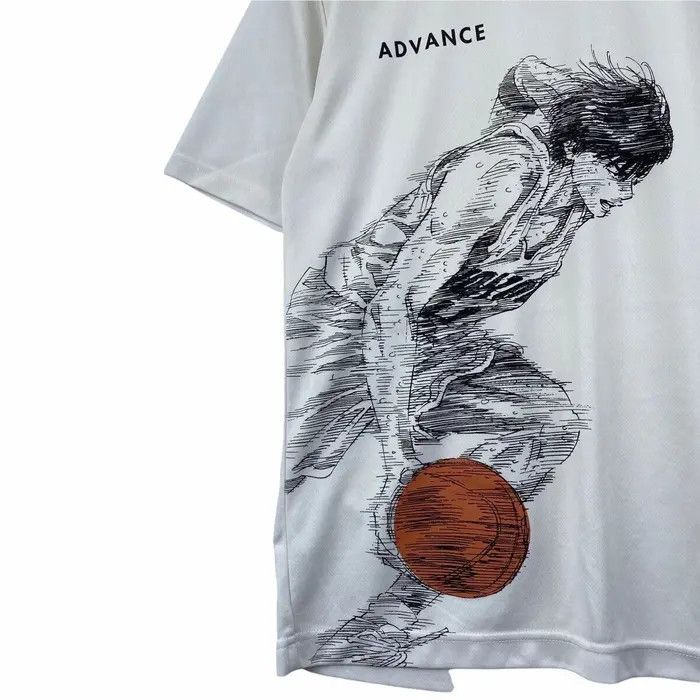 Vintage Vtg SLAM DUNK RUKAWA Kaede Anime Manga Tee Shirt Size US S / EU 44-46 / 1 - 5 Thumbnail