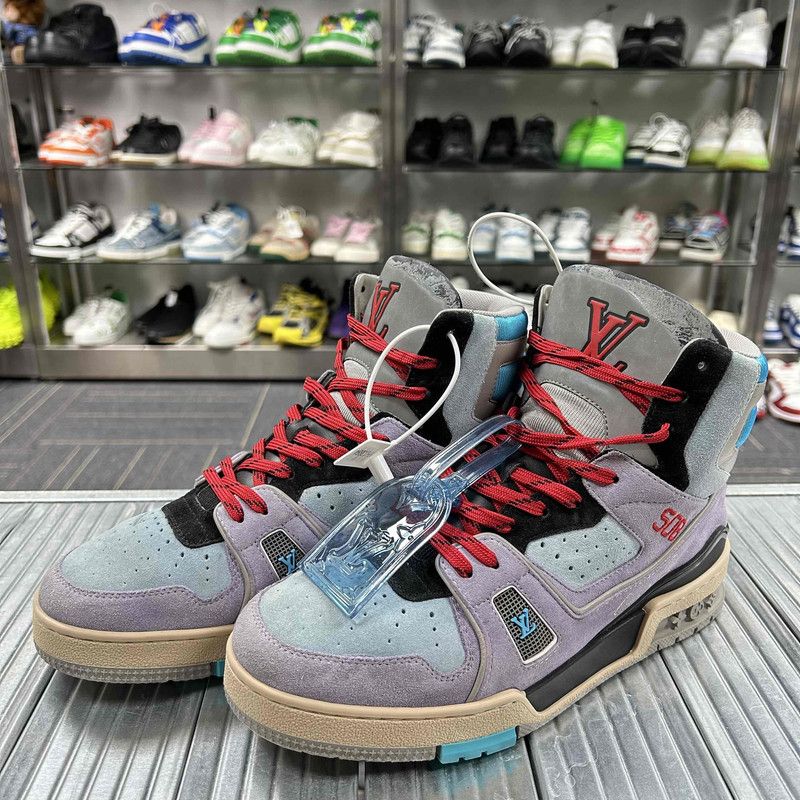 Louis Vuitton Louis Vuitton Retro Logo High-Top Sneakers 0089 Size US 8.5 / EU 41-42 - 1 Thumbnail