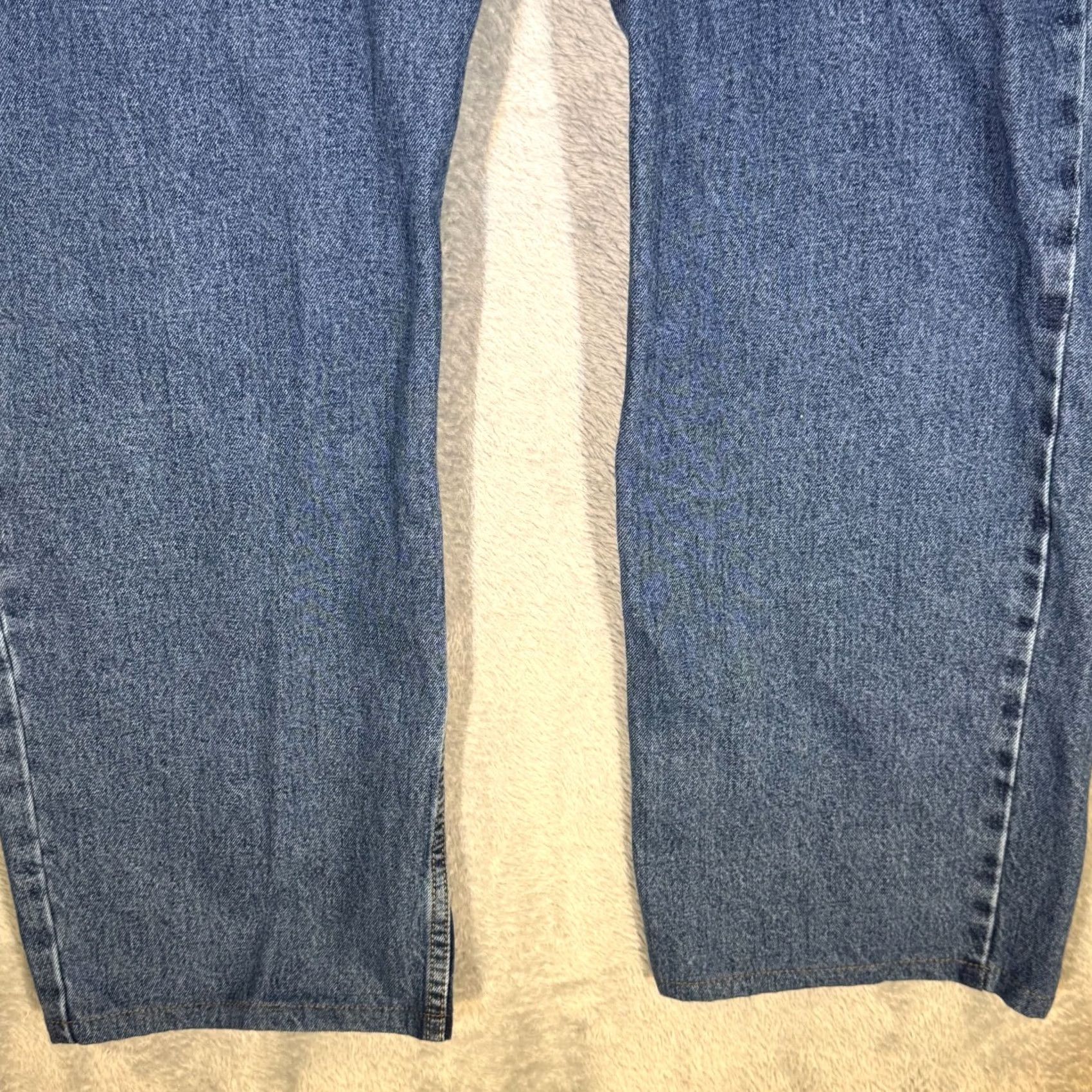 Levi's Levi’s 550 Jeans Men 42x30 Blue Denim Medium Wash Relaxed Fit Straight Leg Size US 42 / EU 58 - 5 Thumbnail