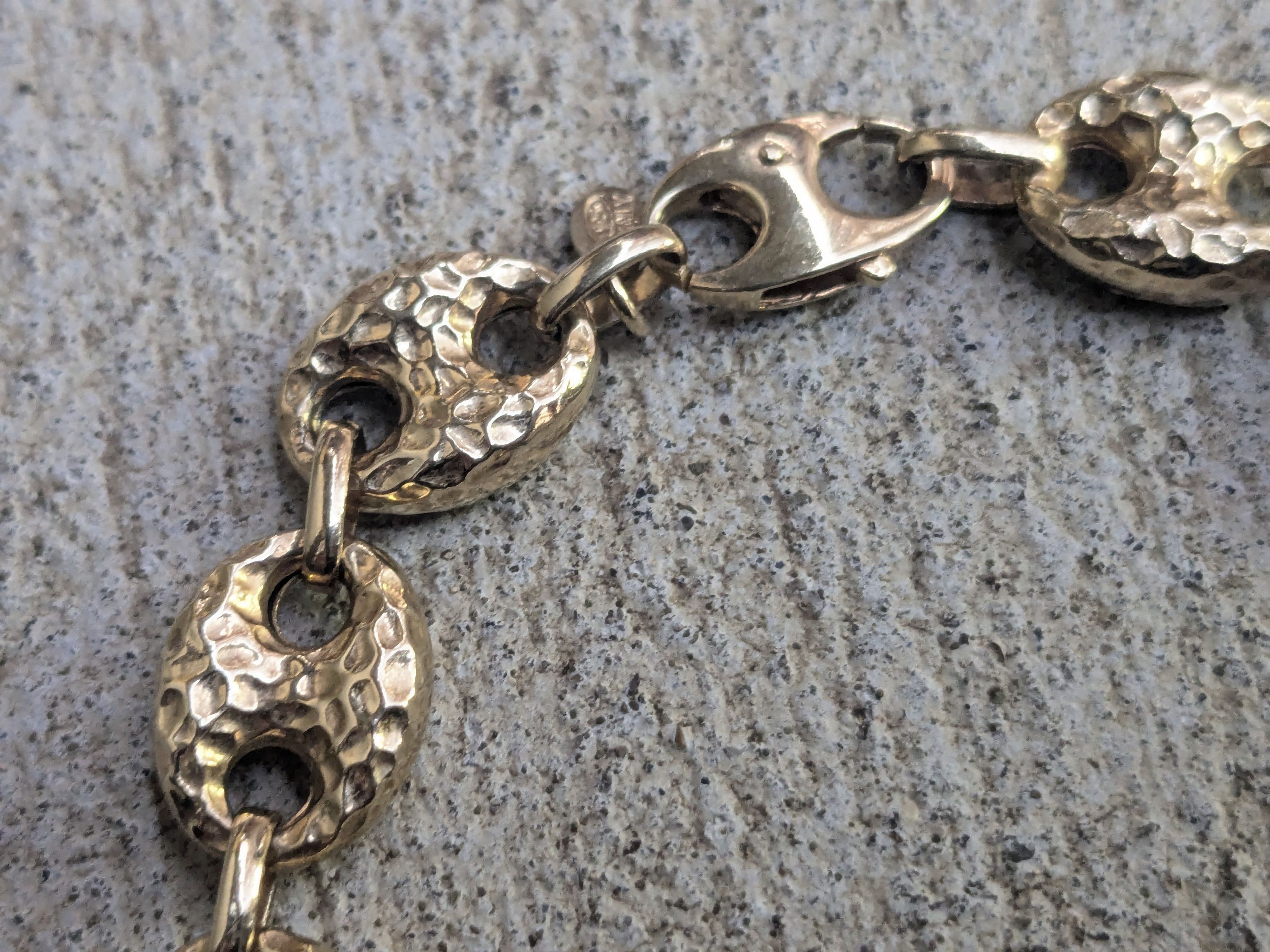 Sterling Silver Itaor Sterling Silver Bracelet Anchor Mariner 8 Italy Size ONE SIZE - 9 Thumbnail
