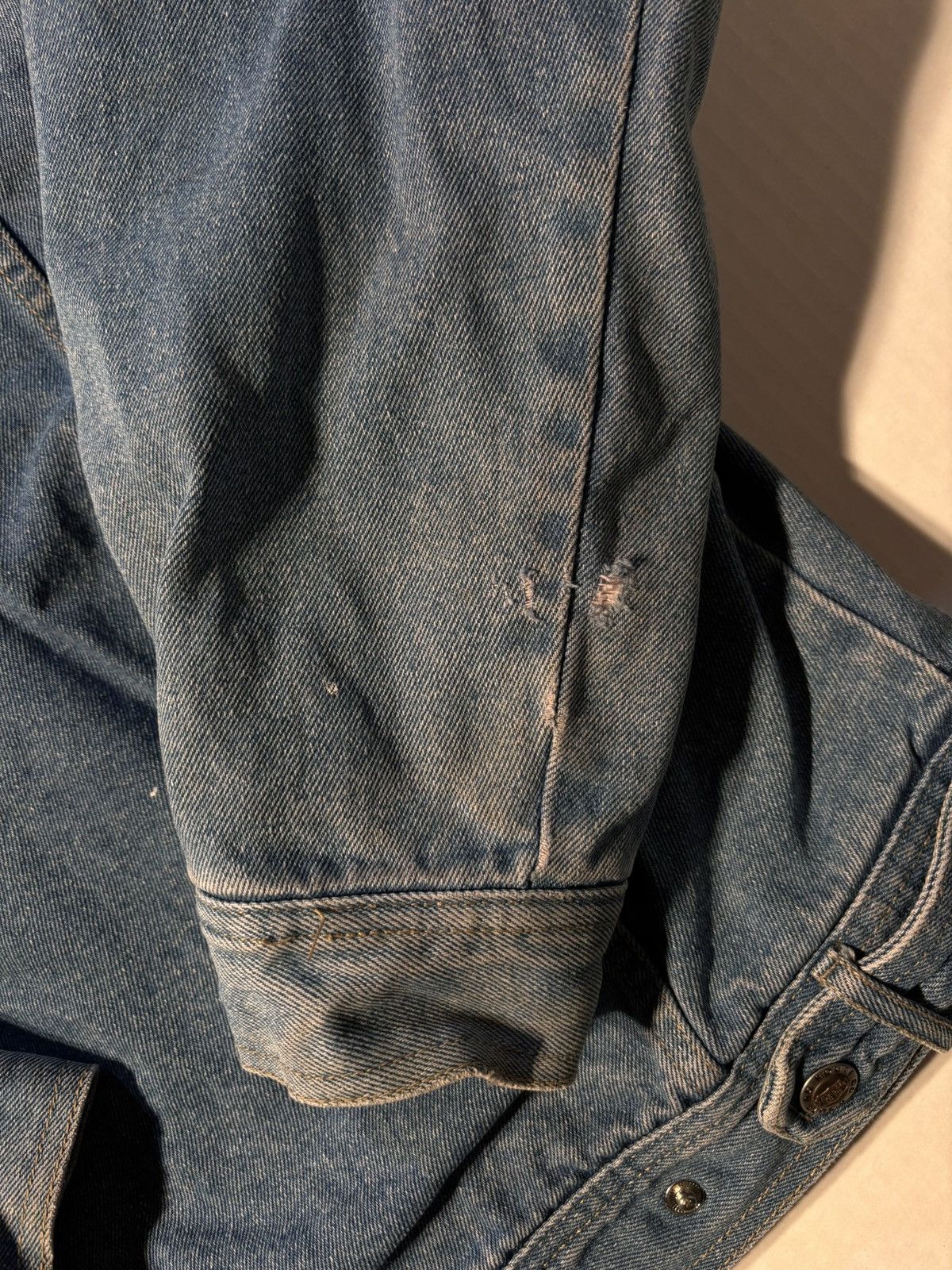 Route 66 Vtg Route 66 Light wash 90s Lined Denim Trucker Jean Jacket Size US S / EU 44-46 / 1 - 12 Thumbnail