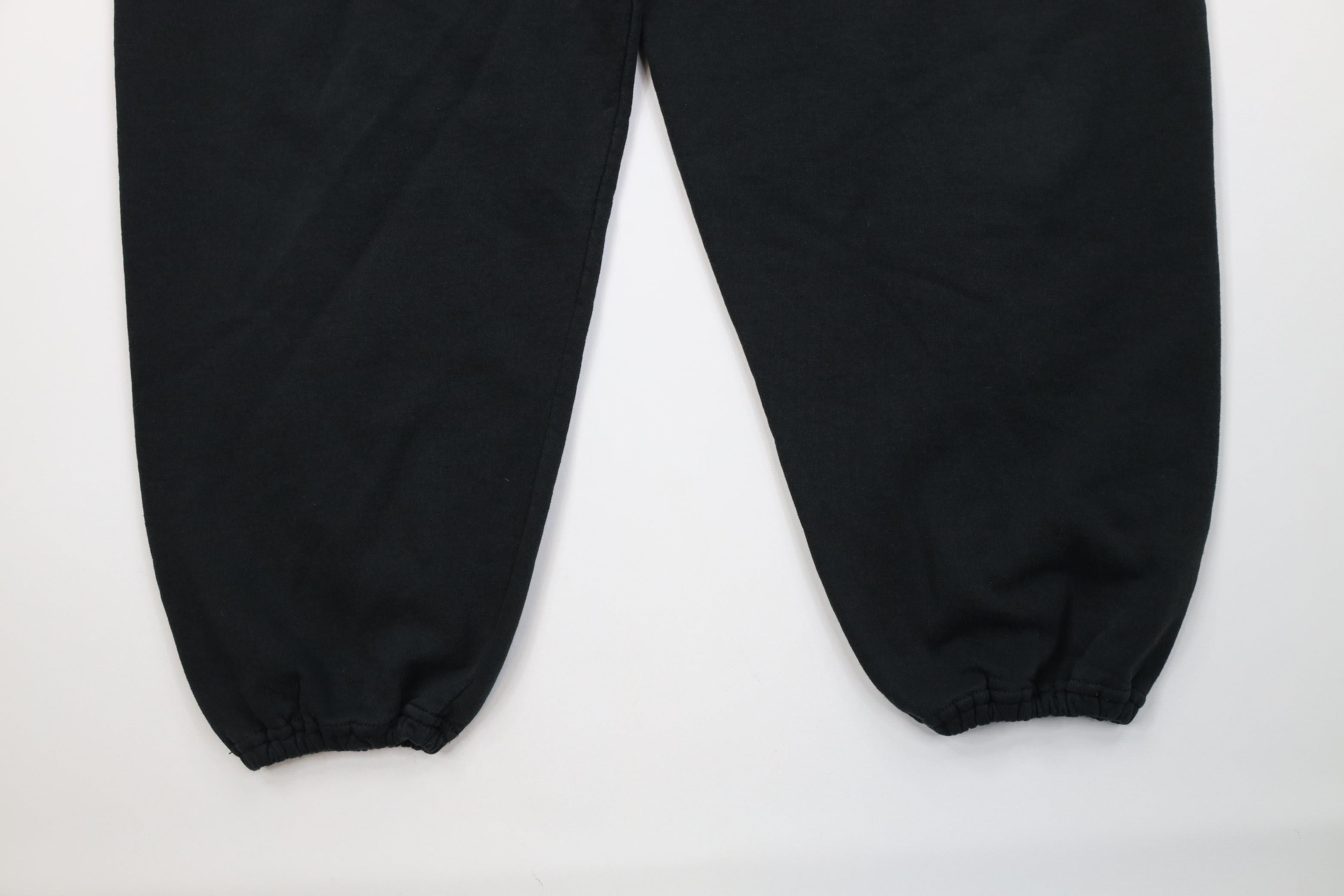 Vintage Vintage 90s Y2K Streetwear Sweatpants Joggers Pants Black Size US 38 / EU 54 - 4 Thumbnail