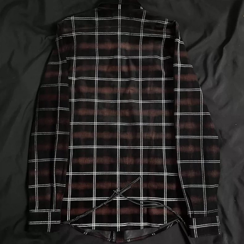 Amiri Amiri 15AW Suede Plaid Shirt Size US M / EU 48-50 / 2 - 2 Thumbnail