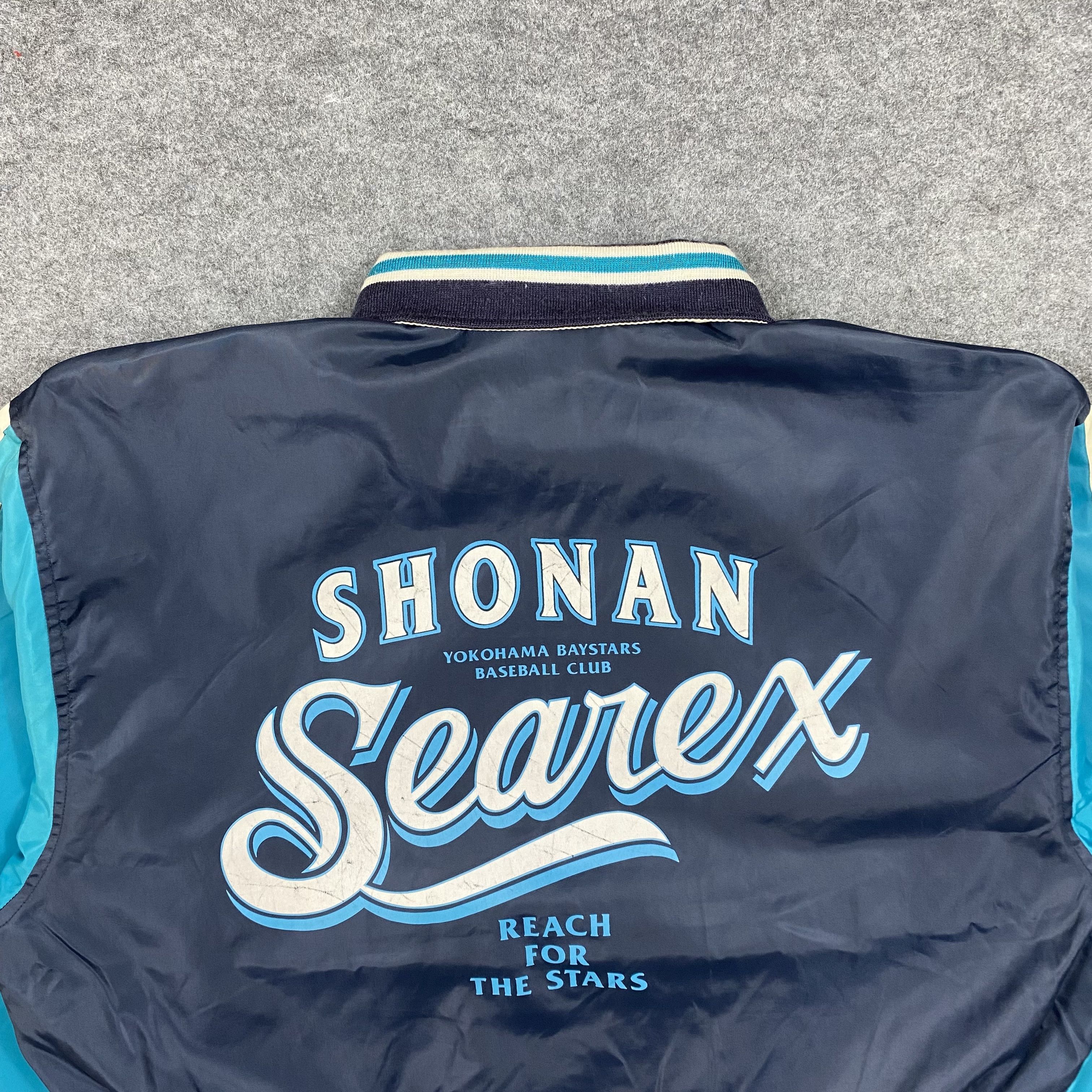 MLB Vtg Yokohama Baystars Shonan Searex Japanese Baseball -J565 Size US L / EU 52-54 / 3 - 10 Thumbnail