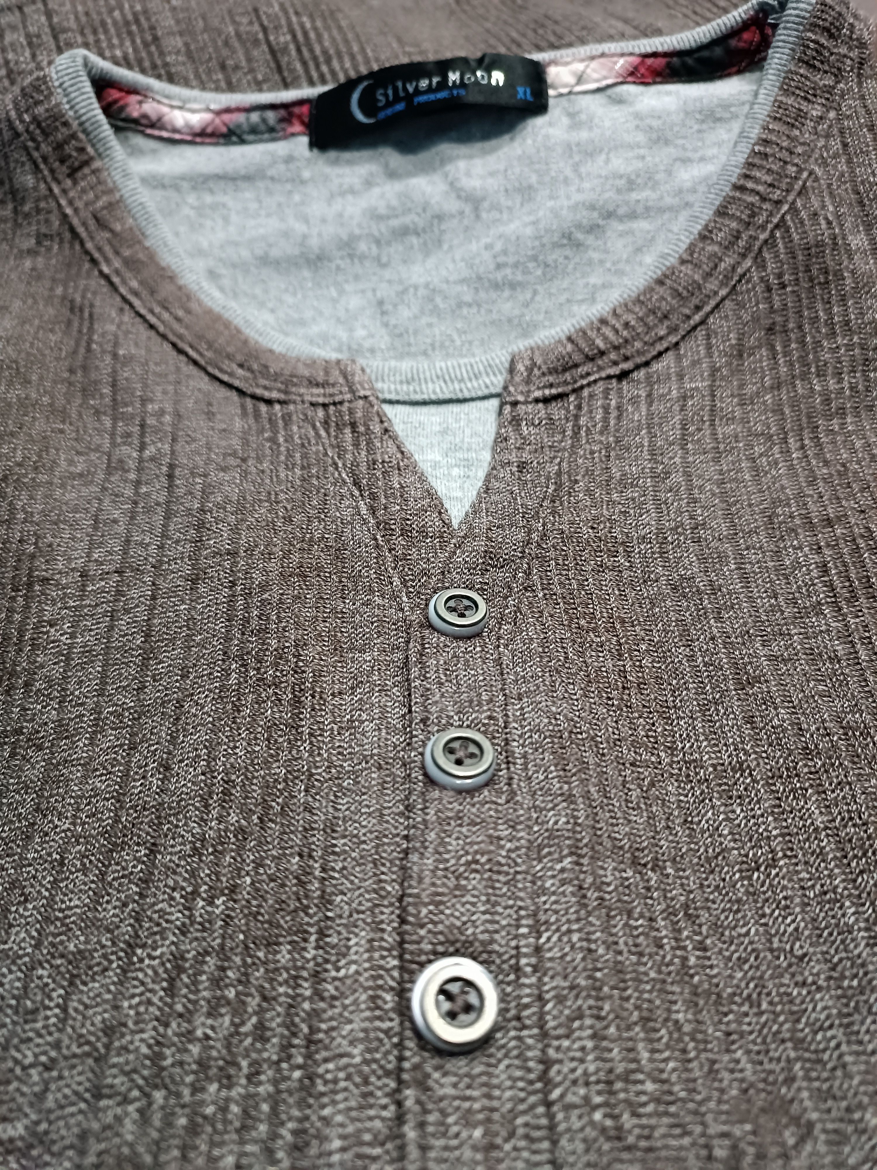 Japanese Brand Japanese Brand Silver Moon Long Sleeve Double Layer T-shirt Size US L / EU 52-54 / 3 - 5 Thumbnail
