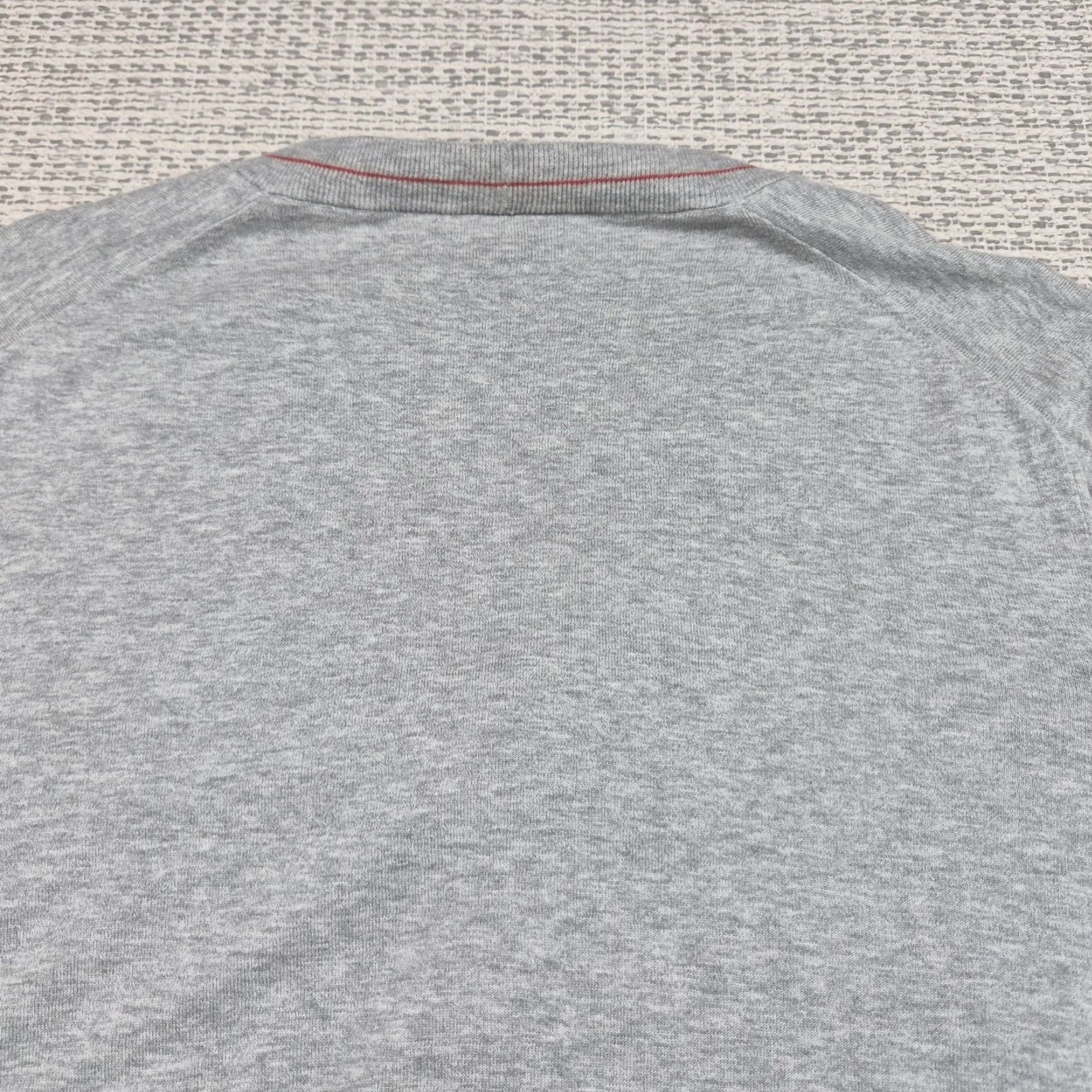 Brunello Cucinelli VINTAGE Brunello Cucinelli Sweater Cardigan Mens 2XL Gray Cotton V-Neck Knit Made Italy Shirt? Size US XXL / EU 58 / 5 - 5 Thumbnail
