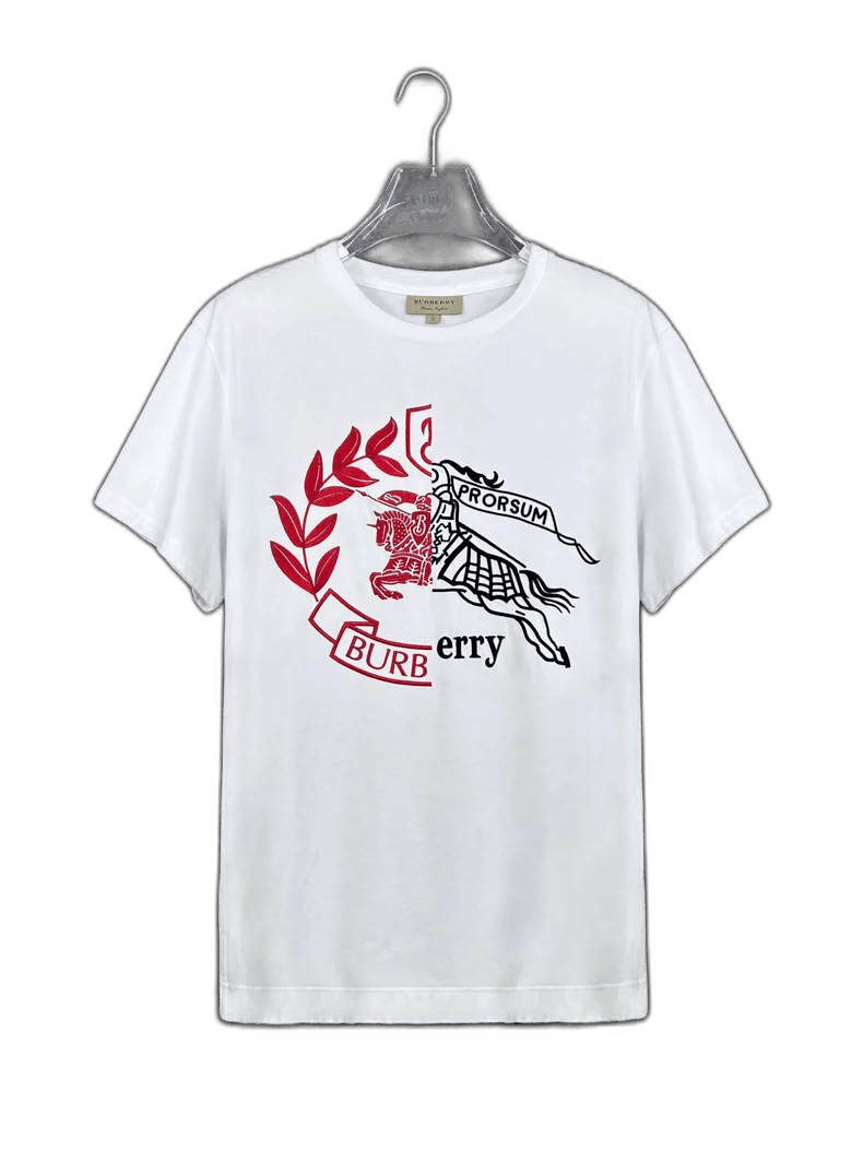 Burberry Burberry Burberry Logo Embroidered Short Sleeve T-Shirt-25 Size US XL / EU 56 / 4 - 1 Thumbnail
